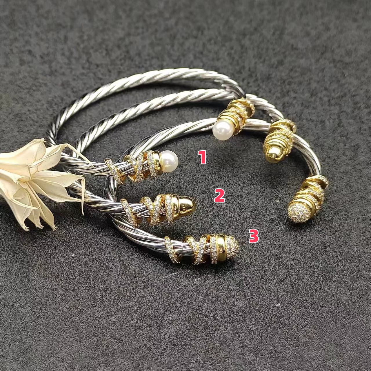 David Yurman 4mm Wrap Bracelet(wrist circumference 15-20cm)