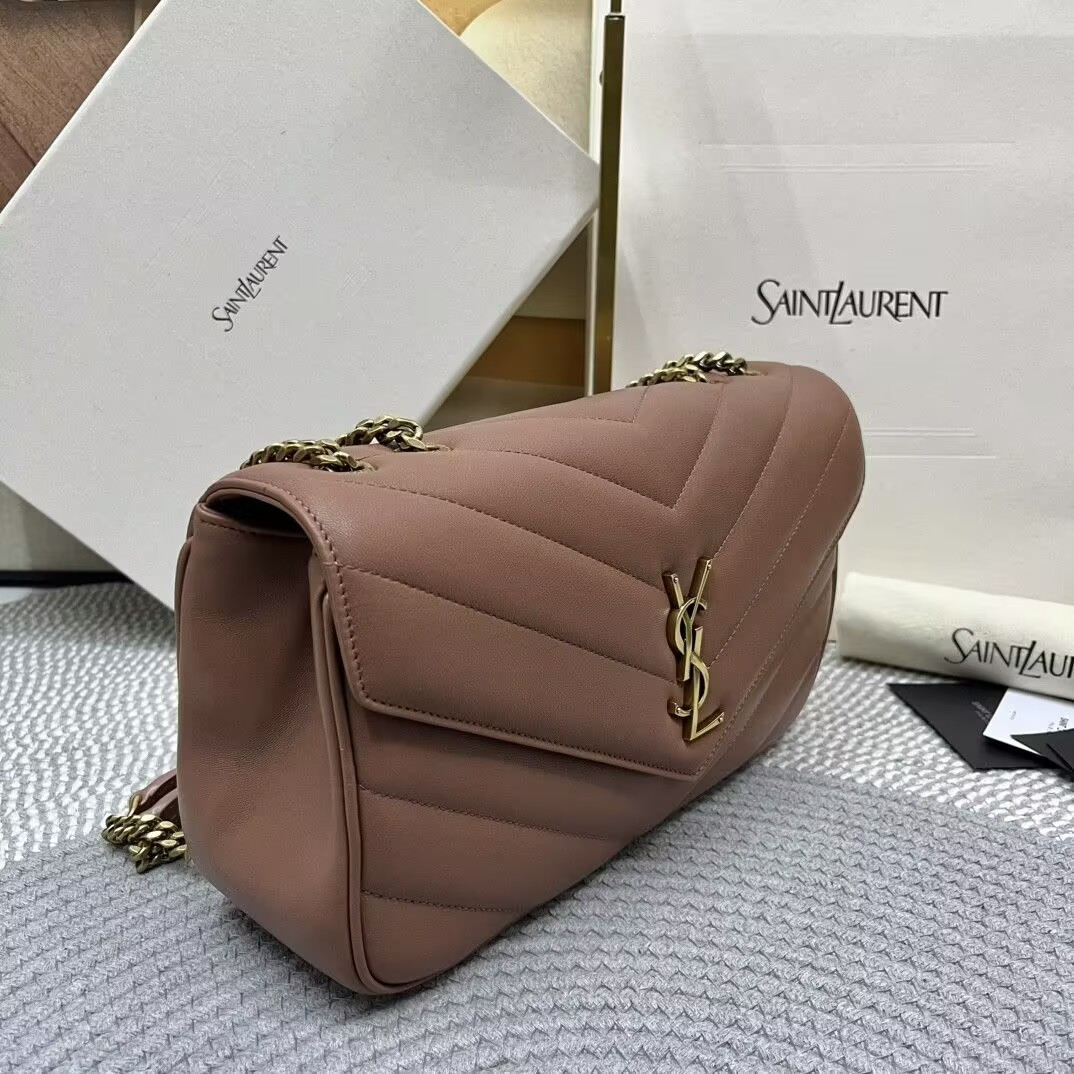 Y51 LOULOU MEDIUM IN MATELASSÉ LAMBSKIN 29x17x8cm