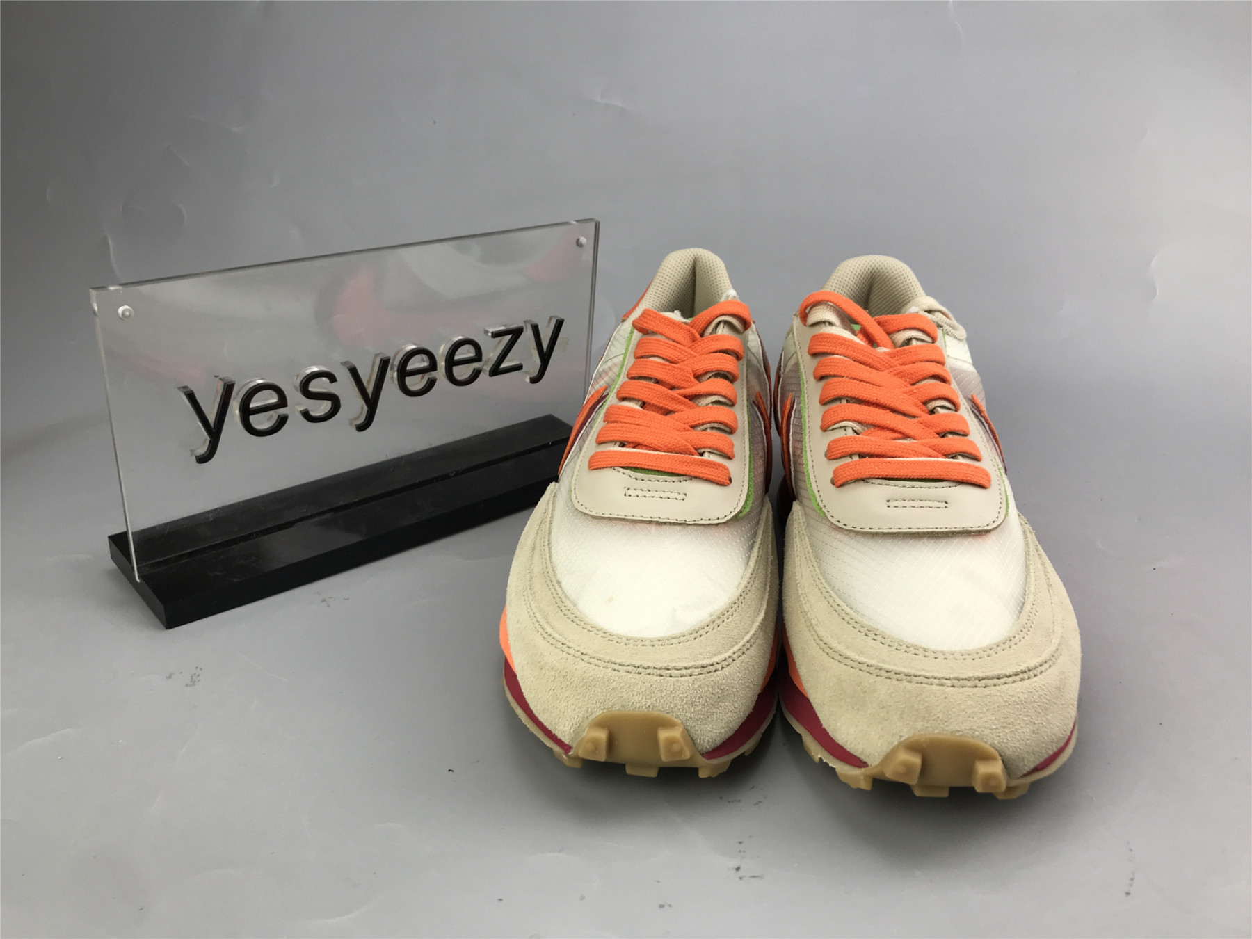 UA NIKE LDWAFFLE CLOT SACAI NET ORANGE BLAZE