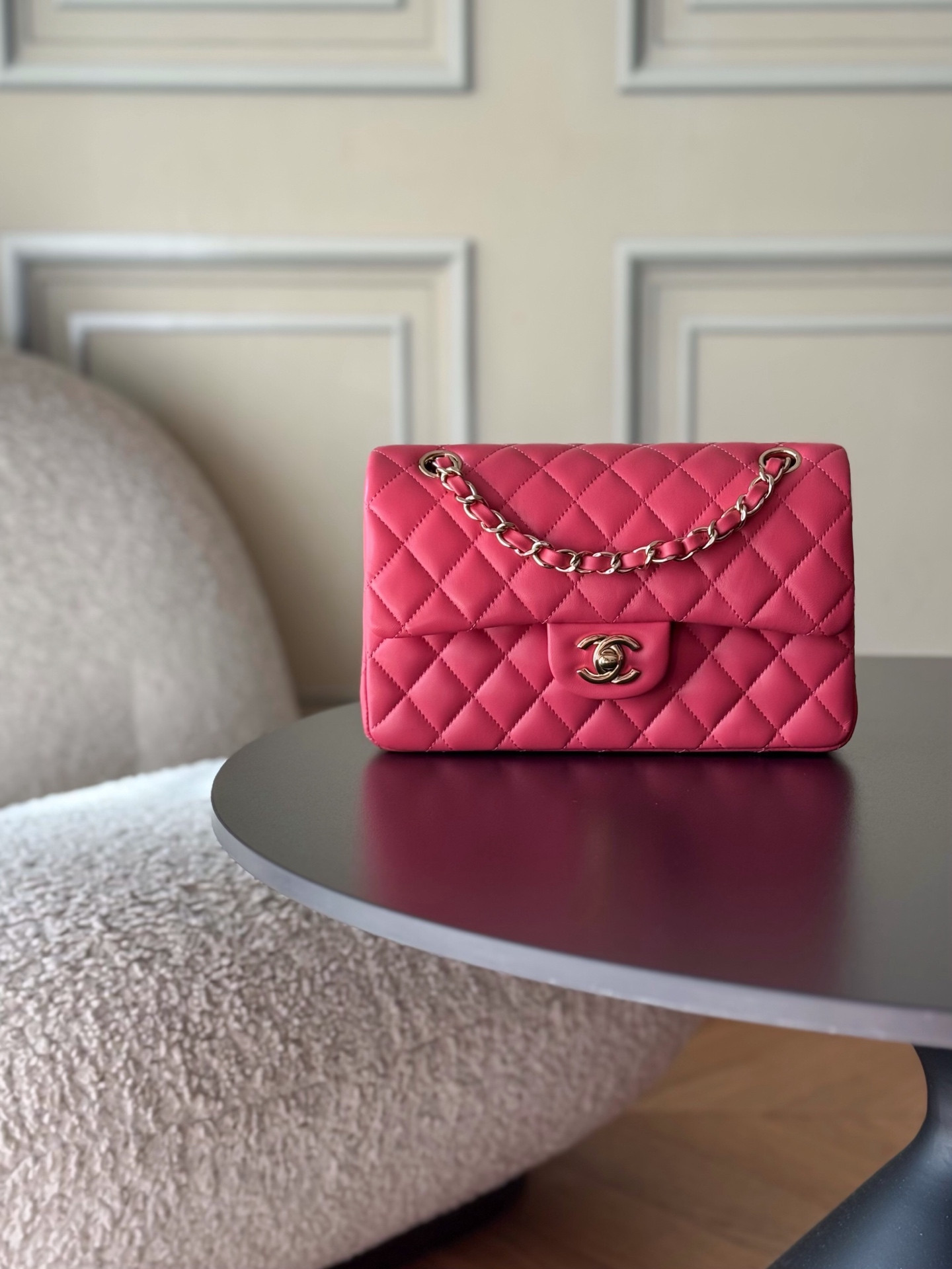 Ch**el Small Classic Bag 23x6.5x14cm