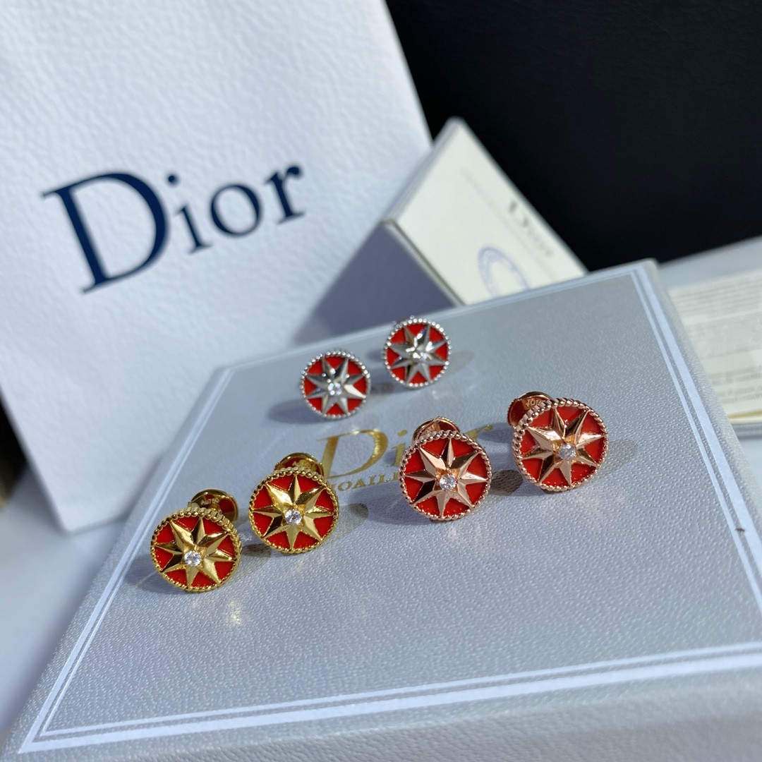 D10r compass Stud Earrings