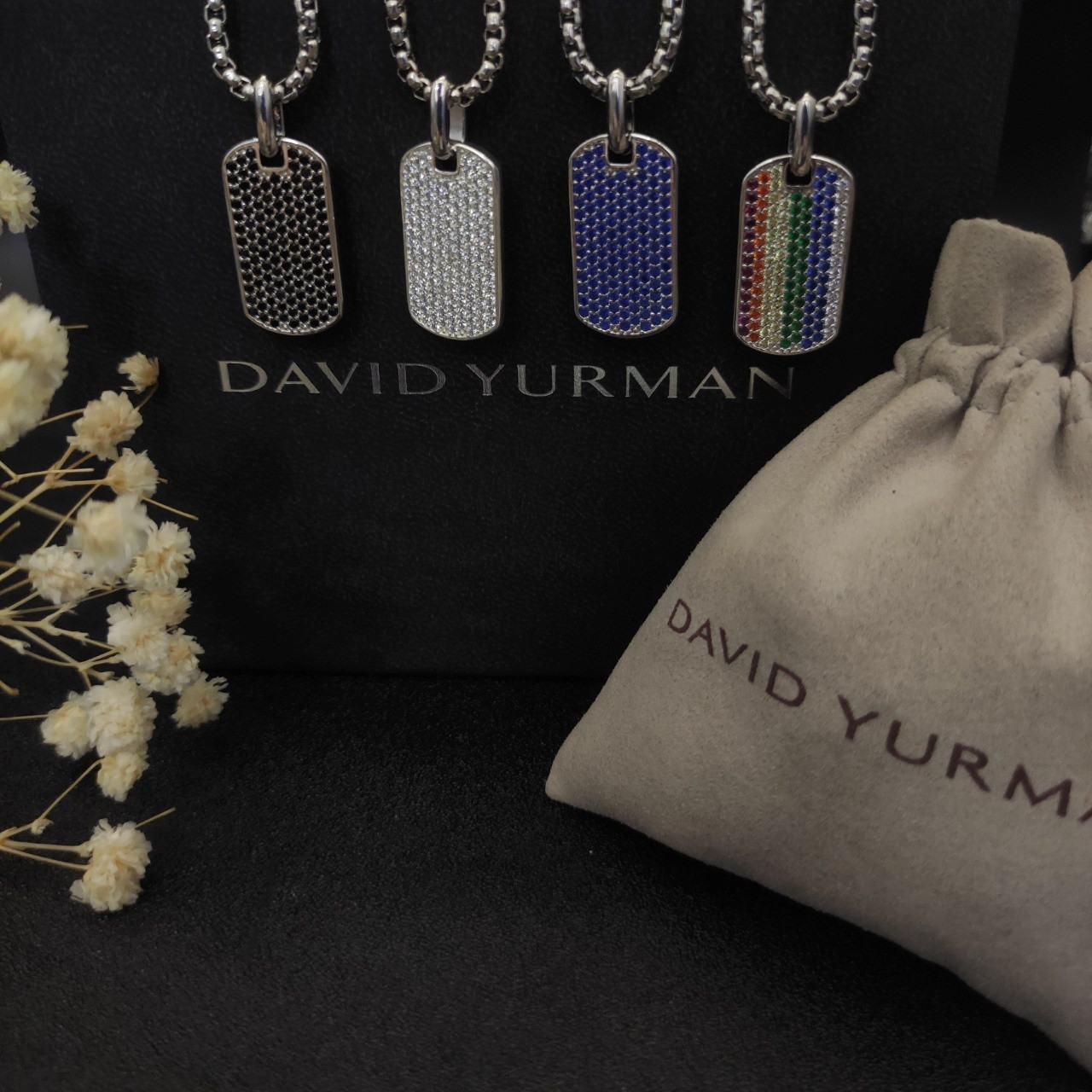 David Yurman brand Necklace(Chain length 50+5cm delay chain Chain thickness 3mm)