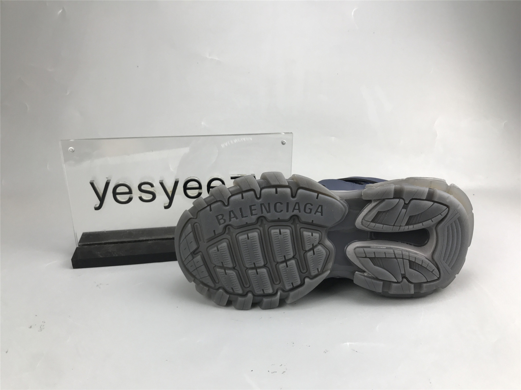 UA TRACK SNEAKER DK.BLUE TRANSPARENT GREY