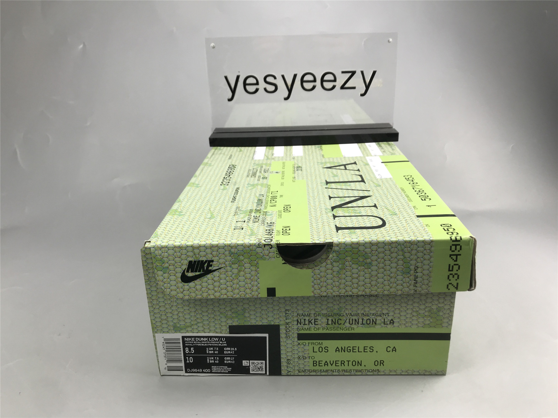 UA NIKE UNION LA X DUNK LOW 