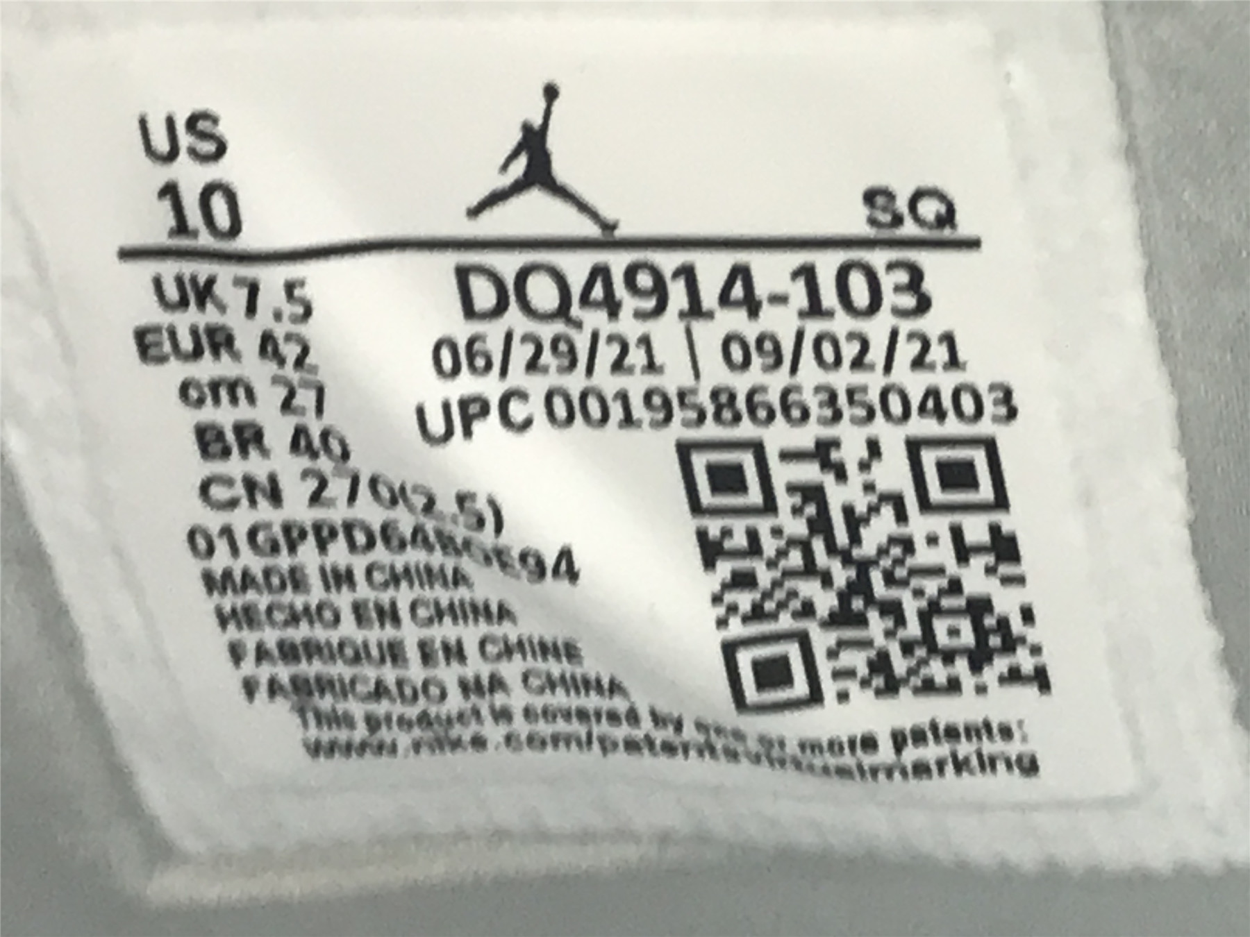 UA WMNS AIR JORDAN 6 RETRO 