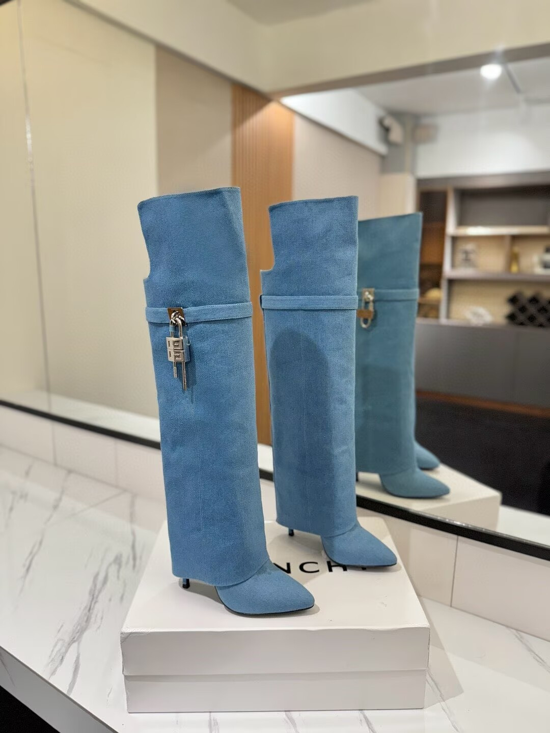 UA Givenchy Shark Lock Boots