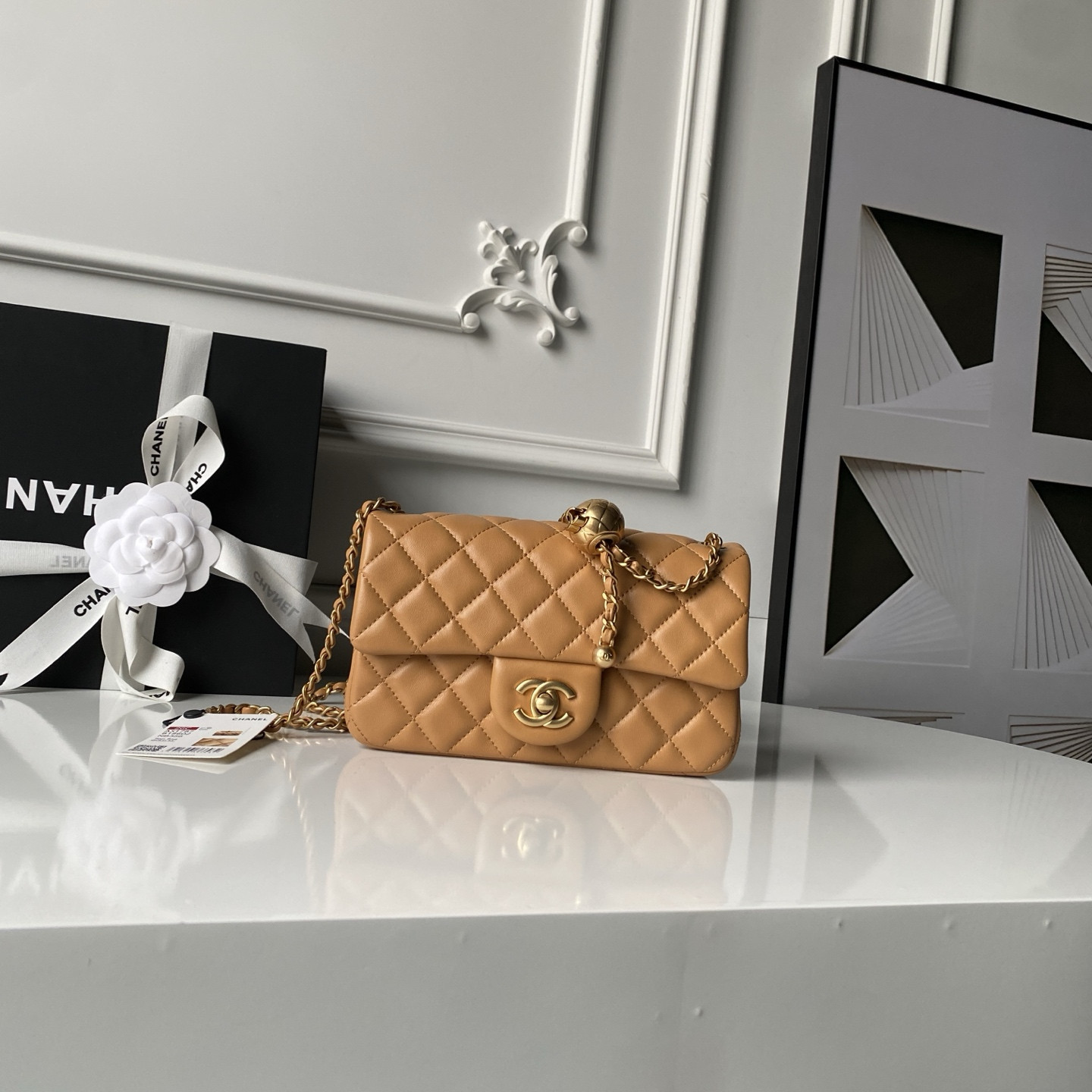 Ch**el MINI FLAP BAG 12×20×6 cm