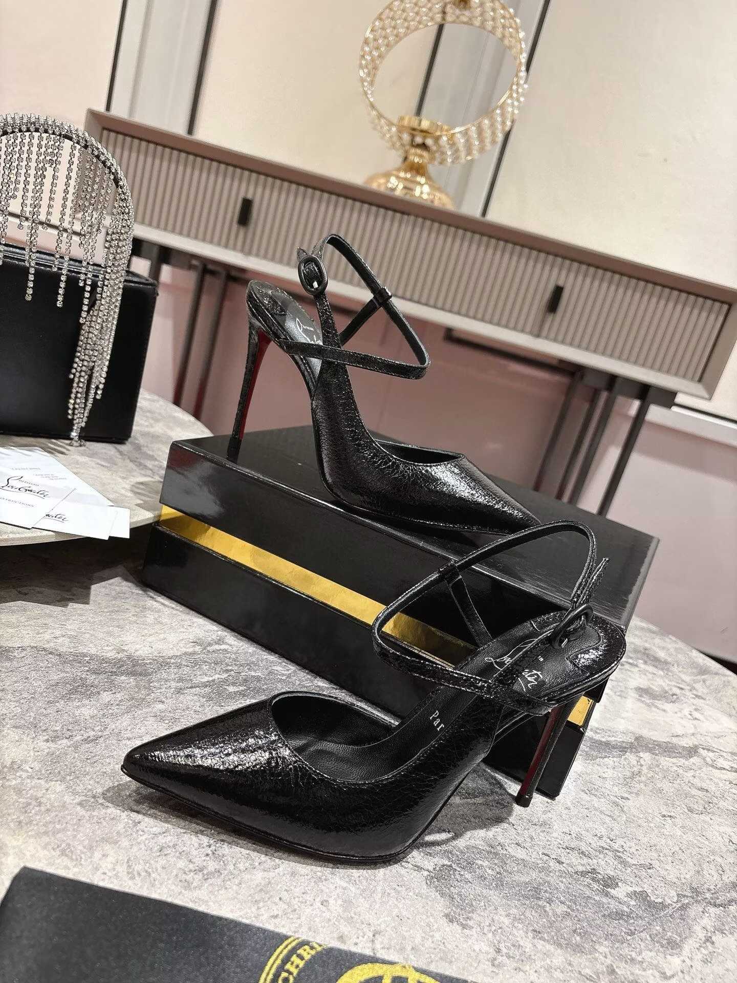 UA Christian Louboutin Jenlove 100mm Pumps(Customized, no exchange no return, about 10 days)