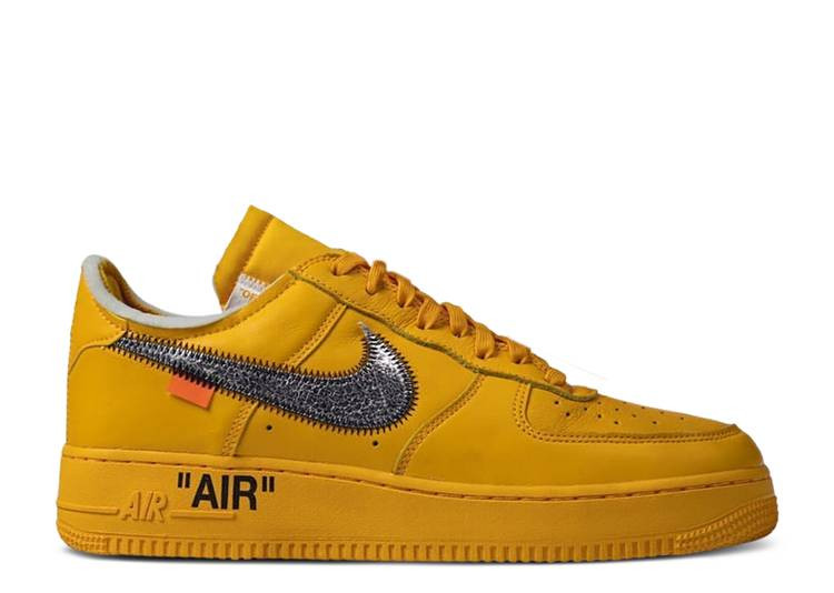 UA NIKE OFF-WHITE X AIR FORCE 1 LOW 'UNIVERSITY GOLD'