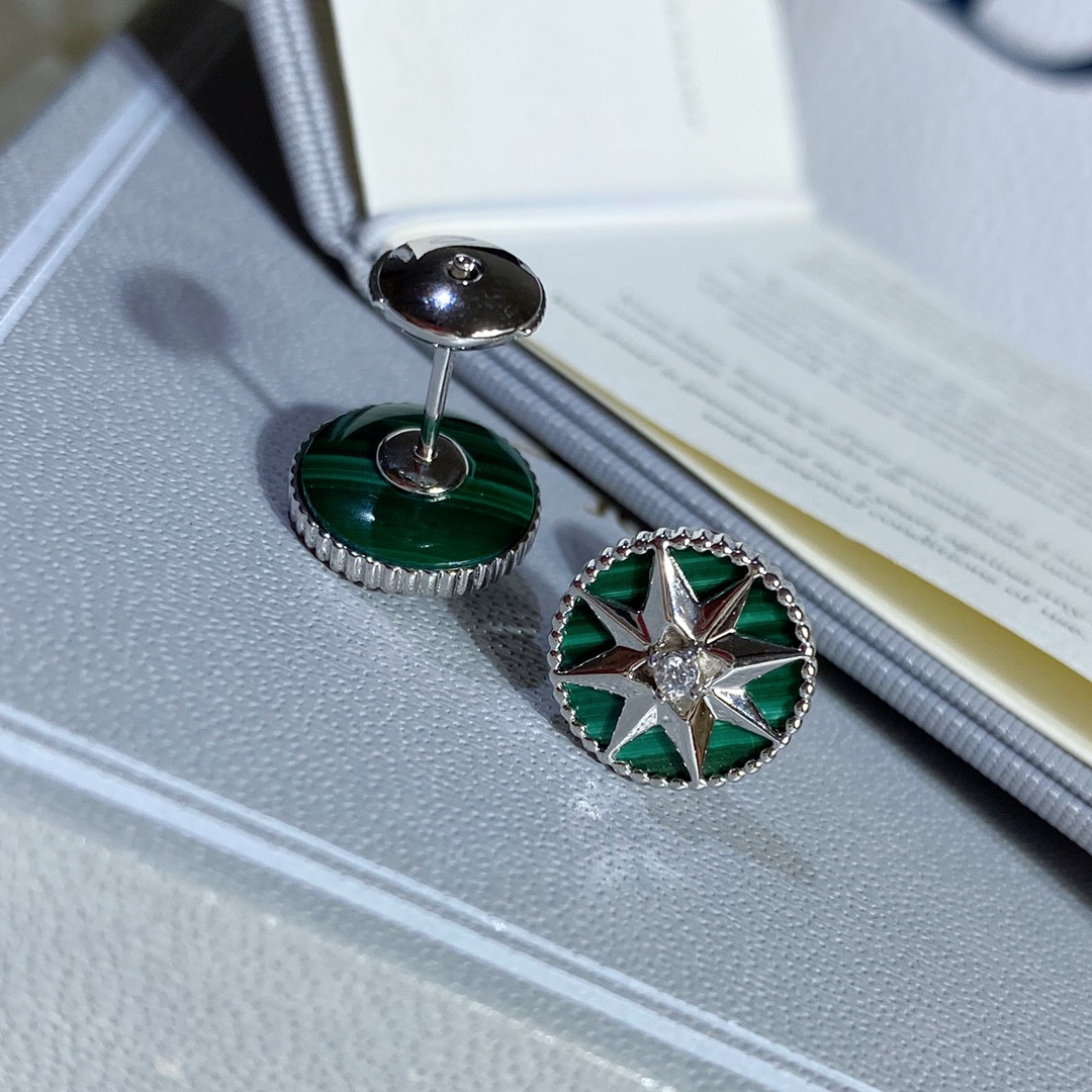 D10r compass Stud Earrings