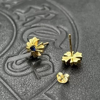 Ch*0me He**ts Cross Stud Earrings