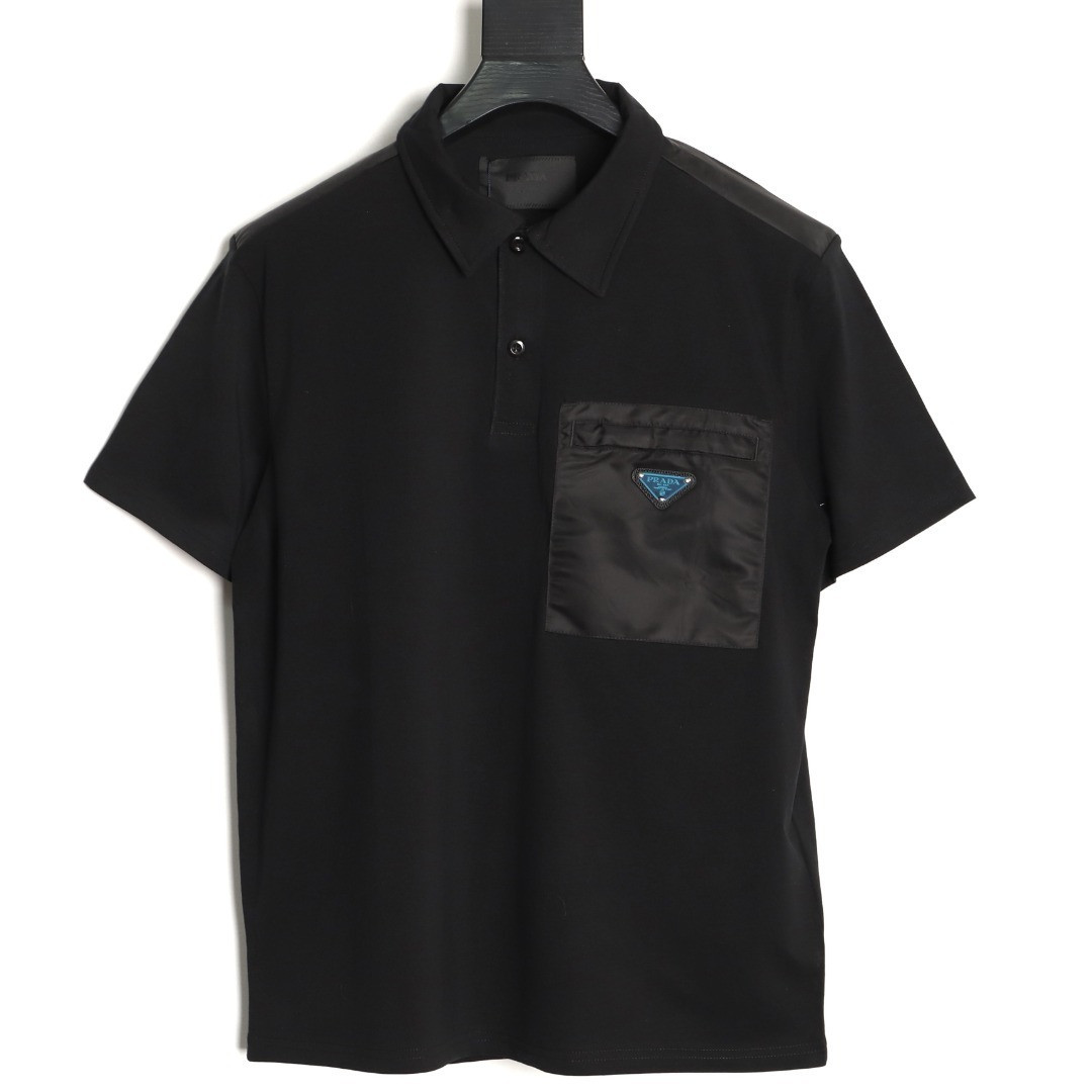 Pra*a short-sleeved polo shirt