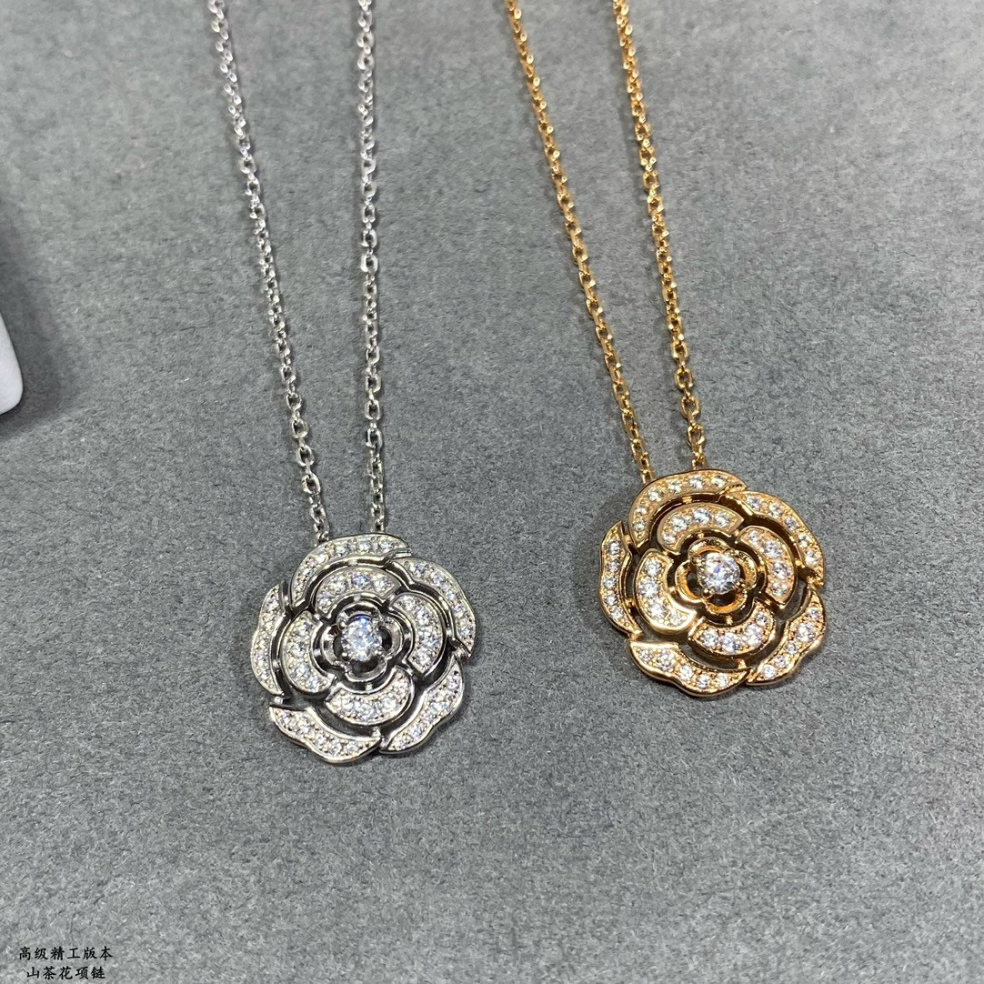 Ch**el Camellia Necklace