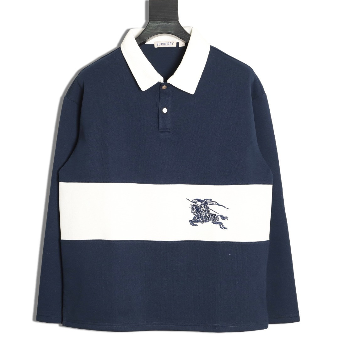 Bv*b*rry Long-sleeved Polo Shirt