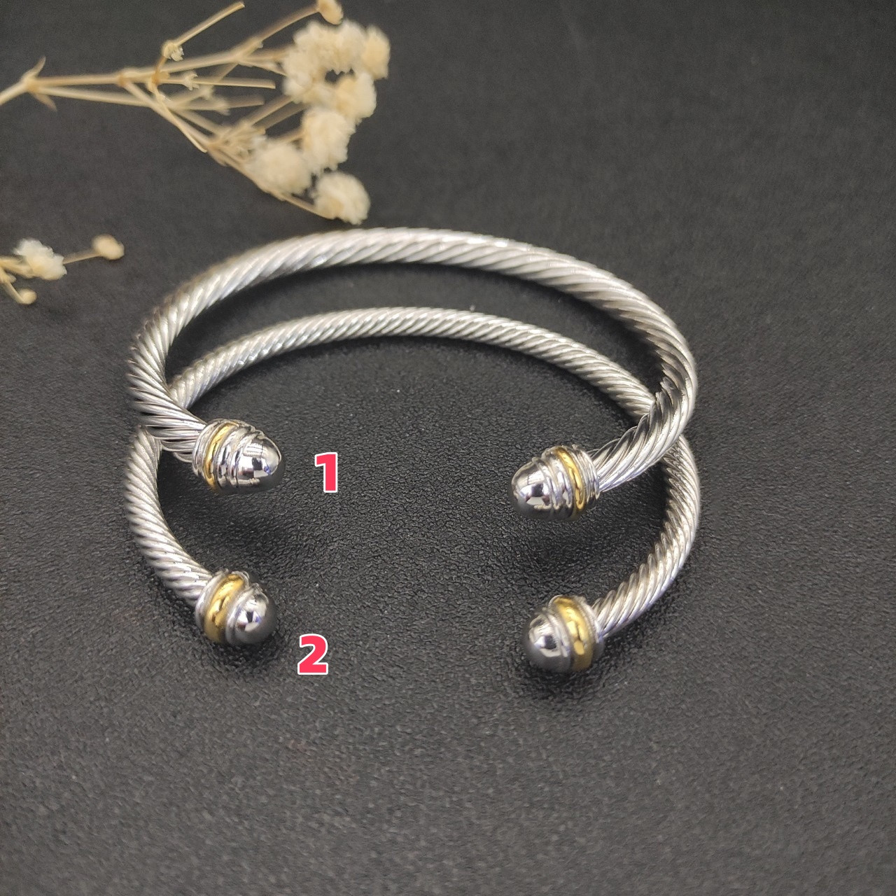 David Yurman 4mm Wrap Bracelet(wrist circumference 15-20cm)