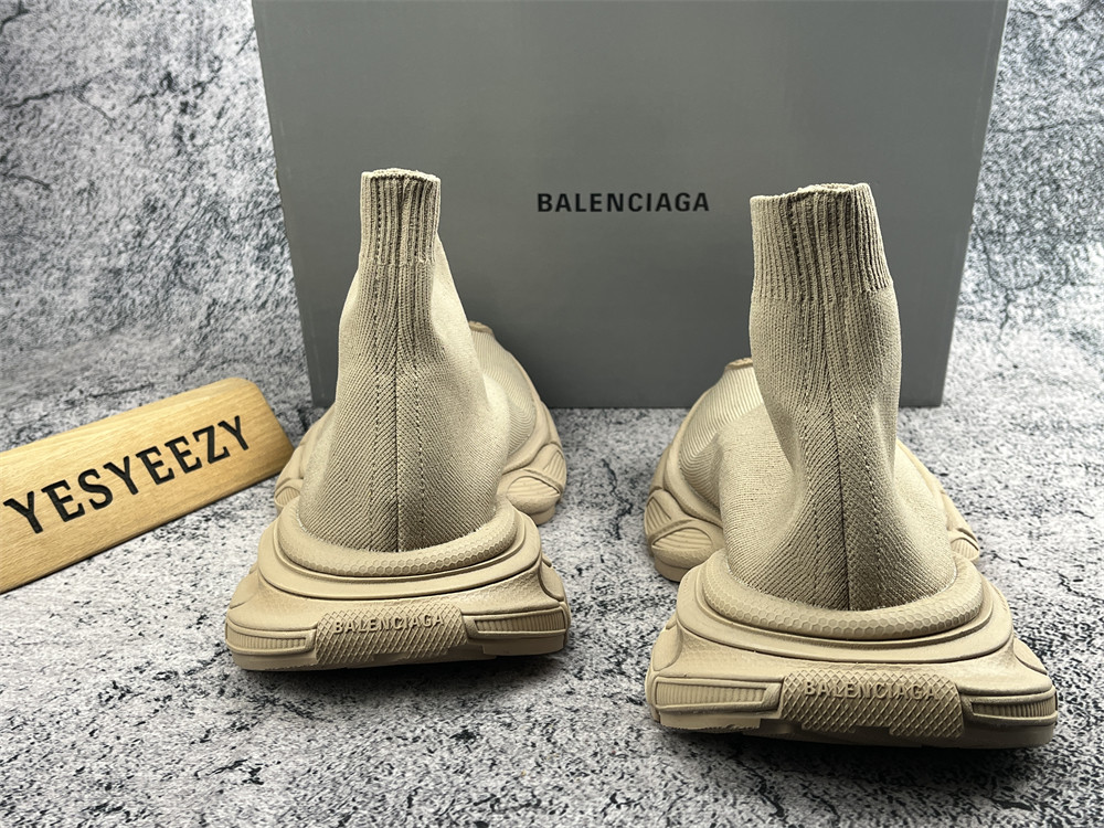 UA 3XL Beige Sock Sneaker