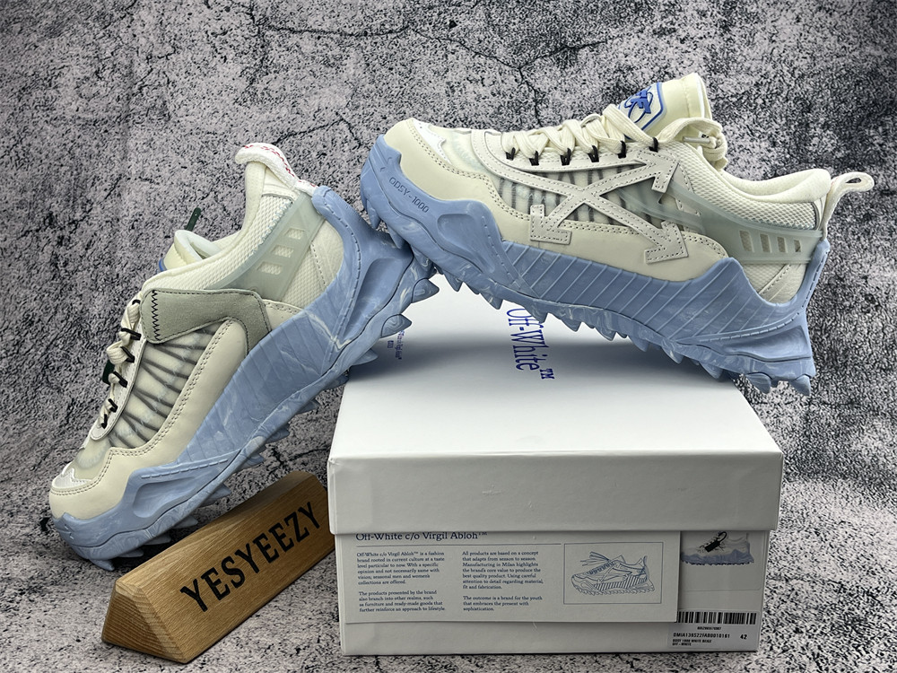 UA OFF-WHITE ODSY-1000 WHITE BLUE