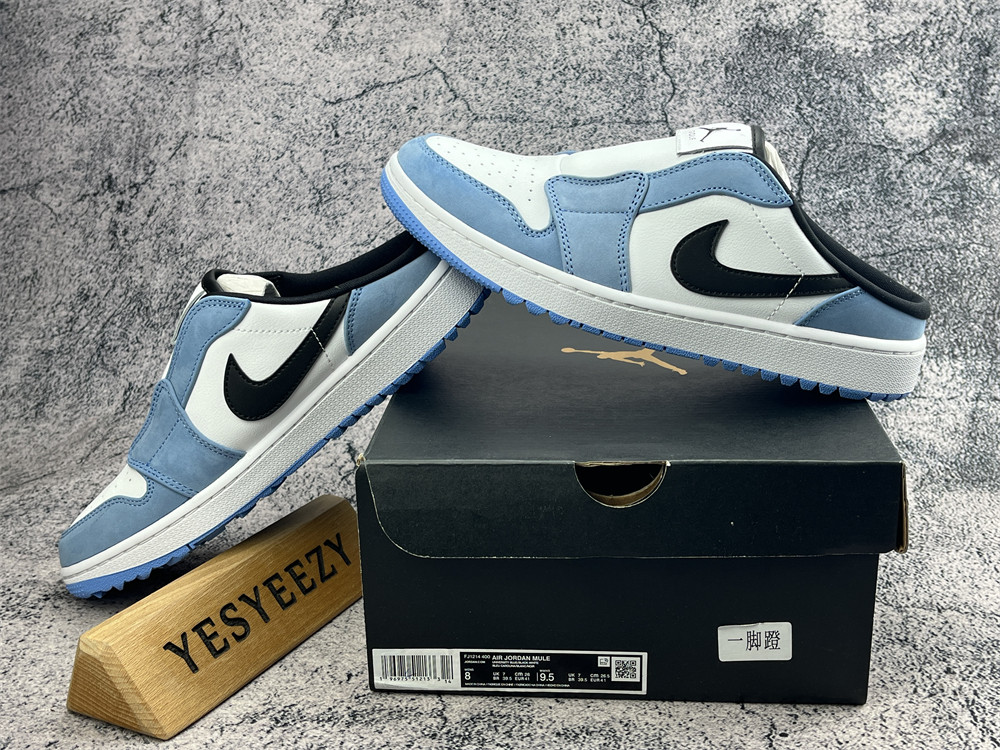 UA AIR JORDAN MULE GOLF UNIVERSITY BLUE NOW AVAILABLE