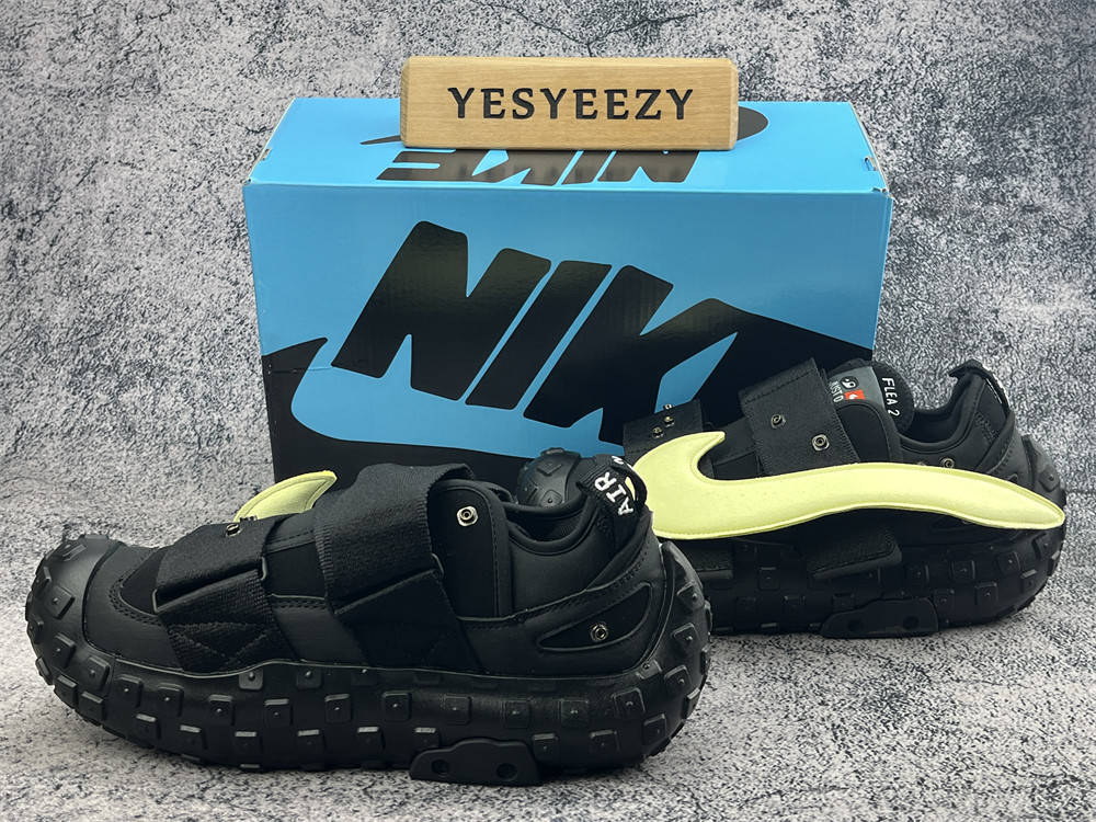 UA Nike CPFM Air Flea 2 Cactus Plant Flea Market Black Alabaster