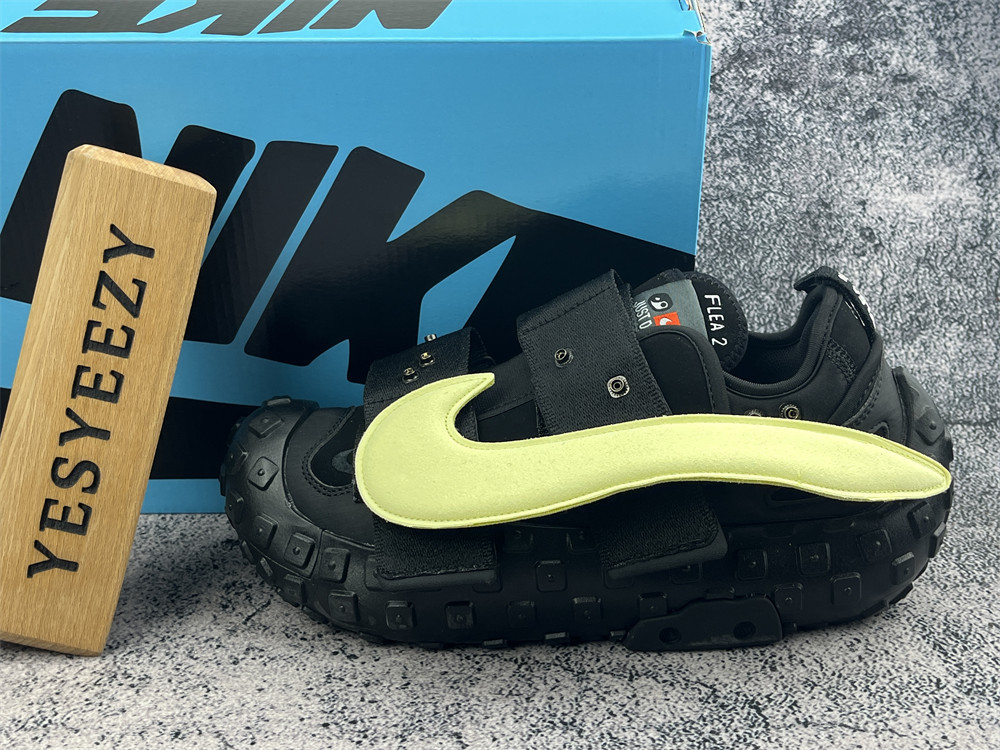 UA Nike CPFM Air Flea 2 Cactus Plant Flea Market Black Alabaster