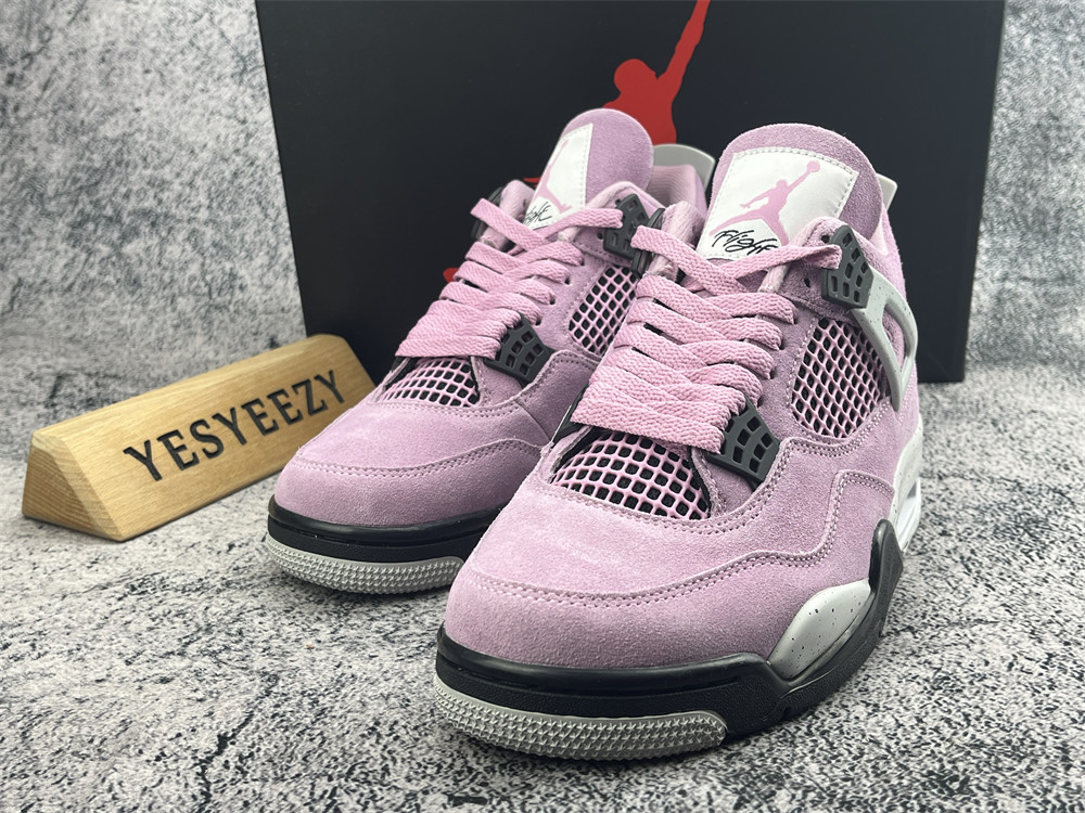 UA Jordan 4 Retro Orchid