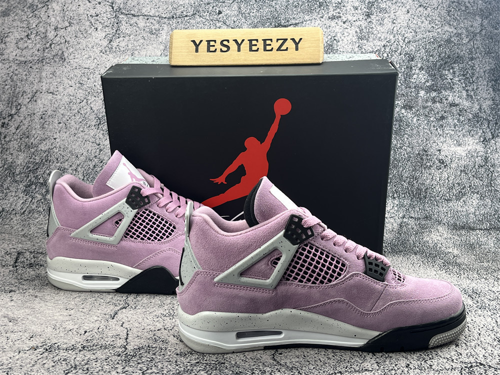 UA Jordan 4 Retro Orchid