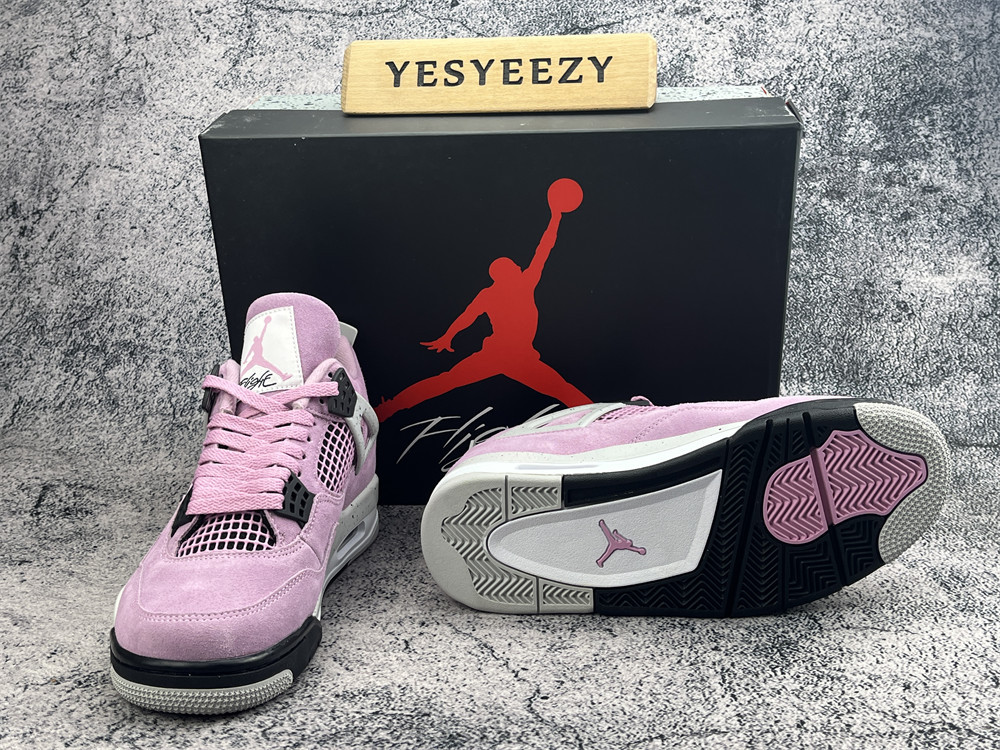 UA Jordan 4 Retro Orchid