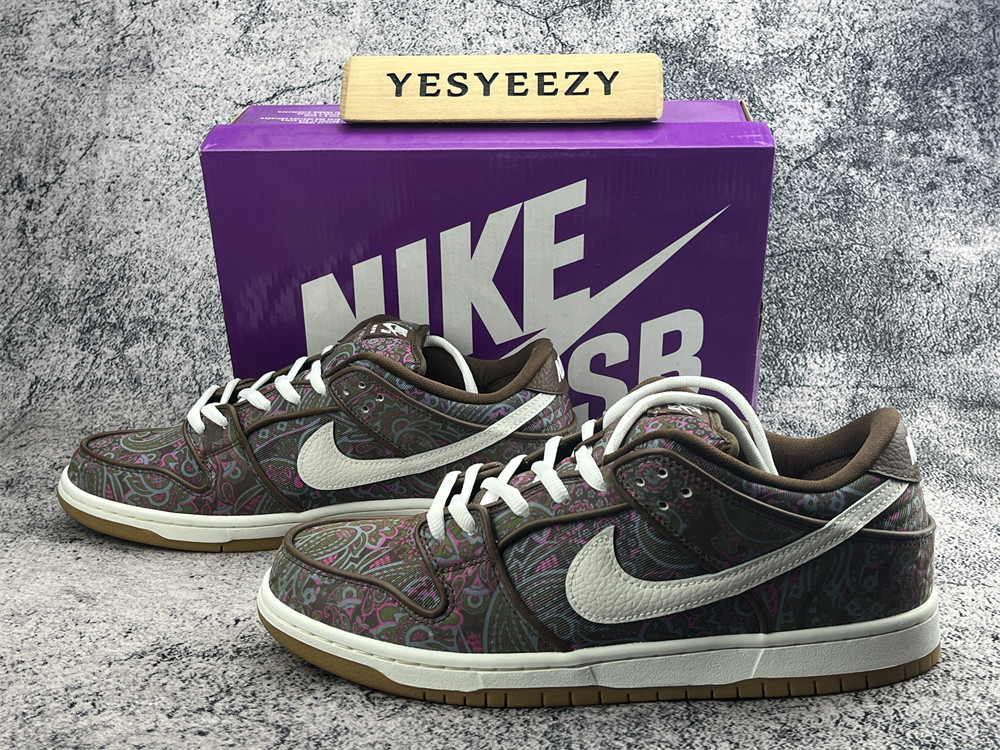 UA Nike SB Dunk Low Pro Paisley Brown
