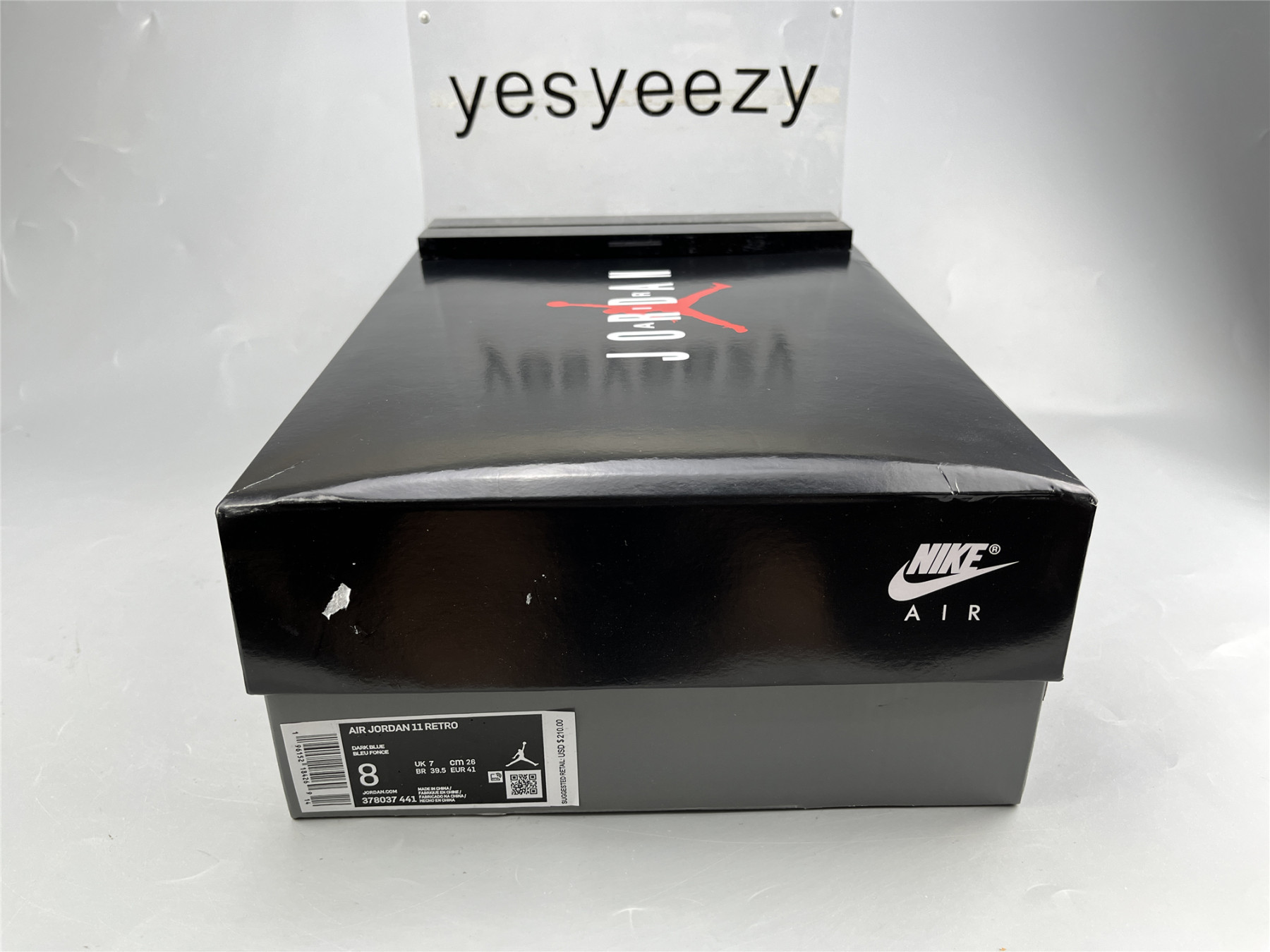 UA AIR JORDAN 11 RETRO BLUE