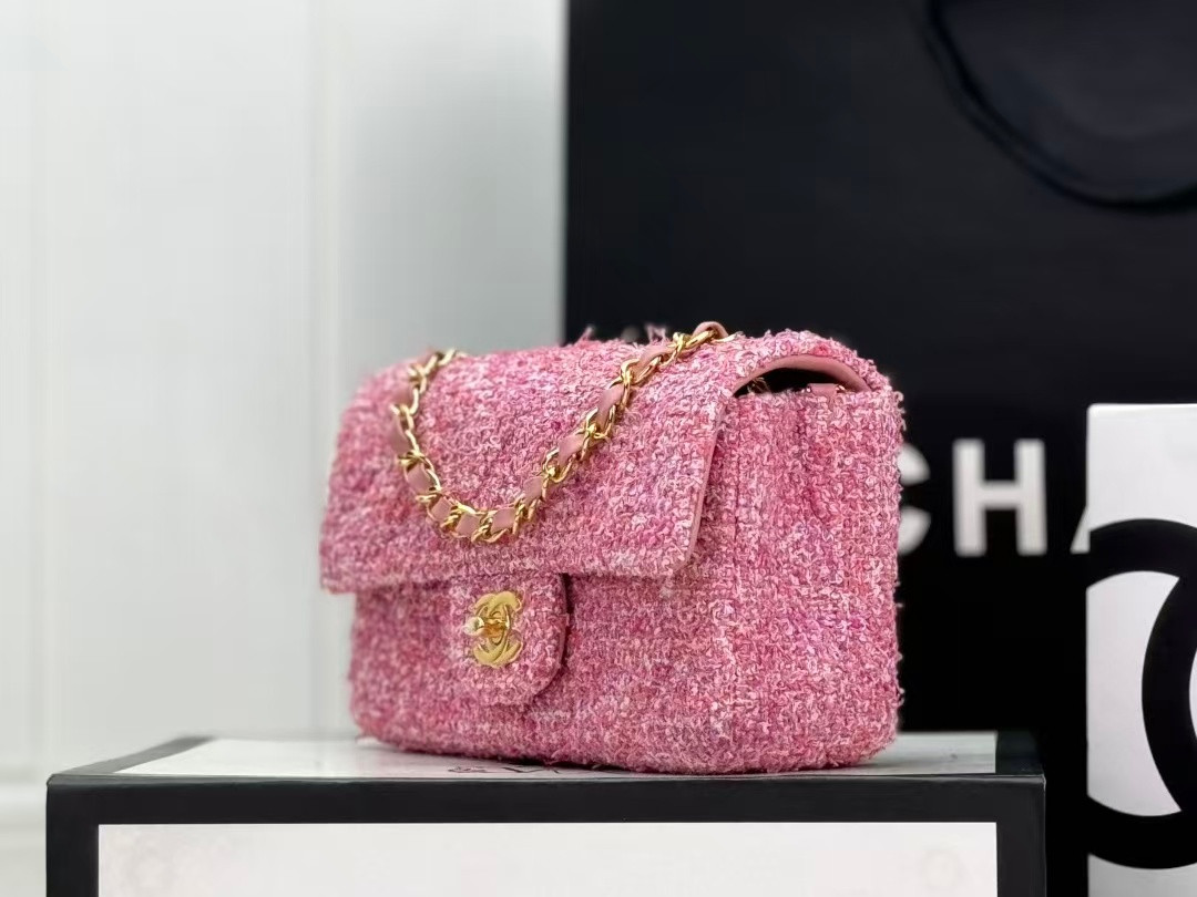 Ch**el MINI CLASSIC 11.12 HANDBAG 12×20×6CM