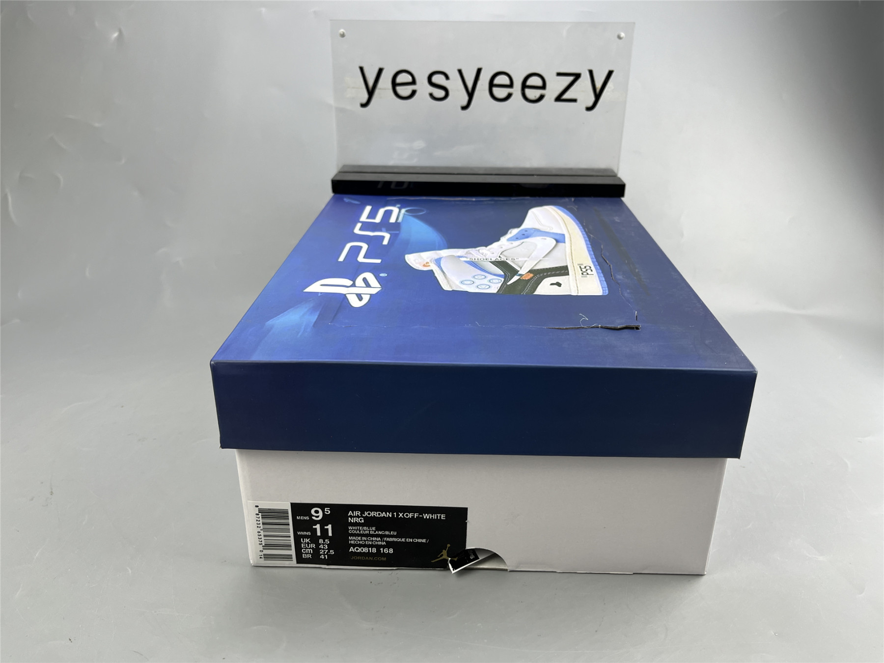 UA AIR JORDAN 1 OFF WHITE NRG