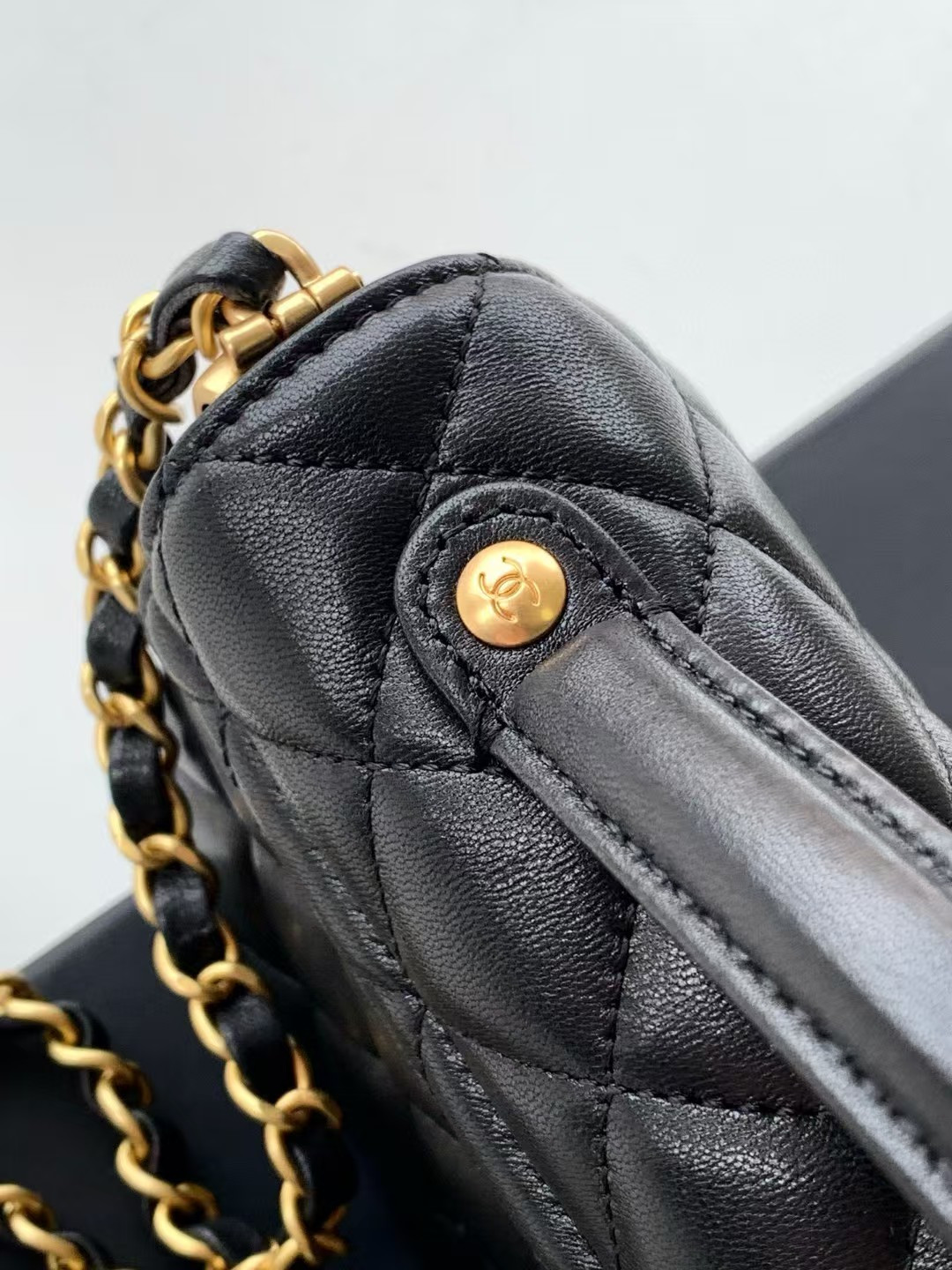 Ch**el Mini Flap Top Handle Bag 12x22x6cm