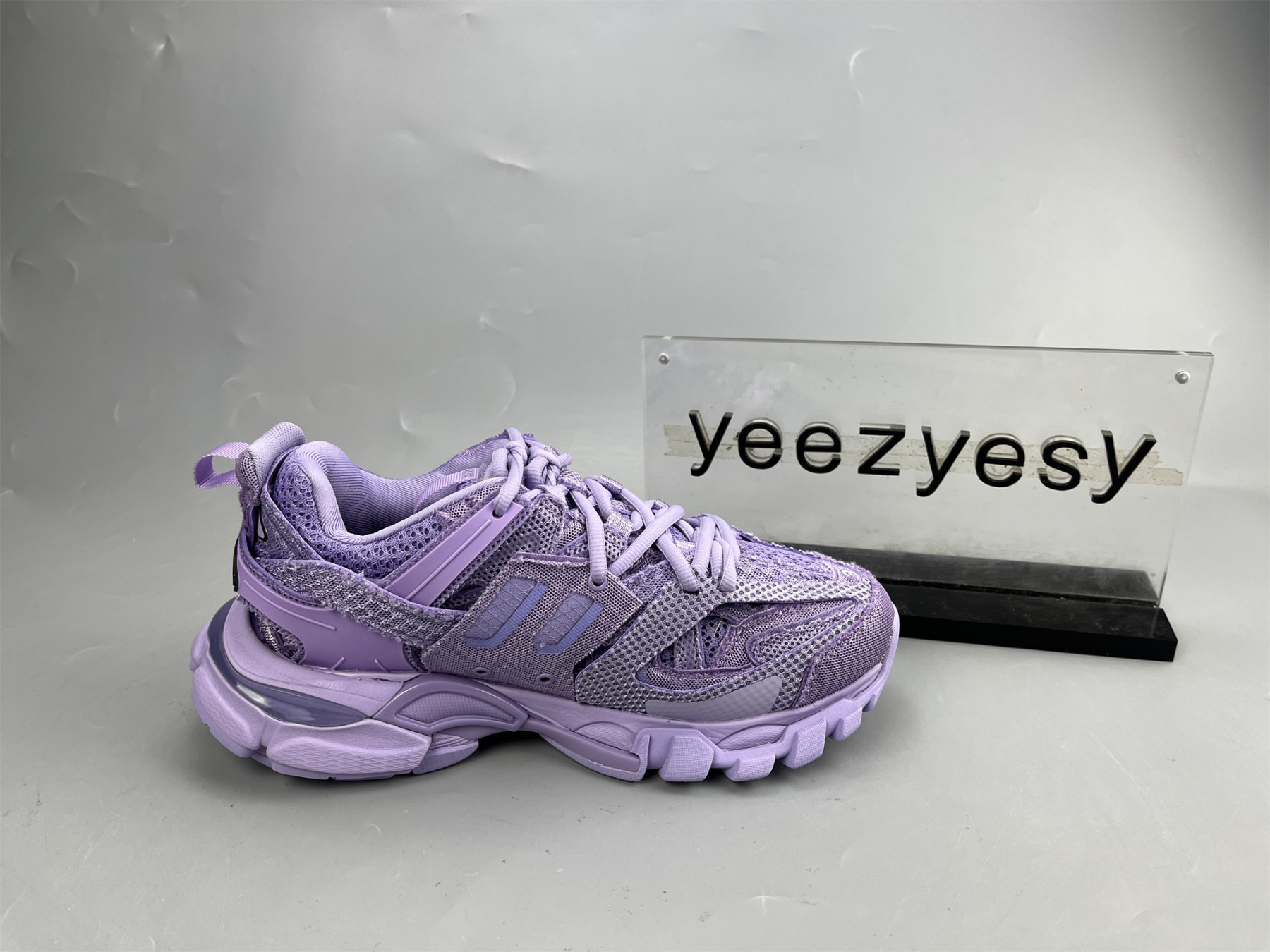 UA TRACK LILAC BLACK