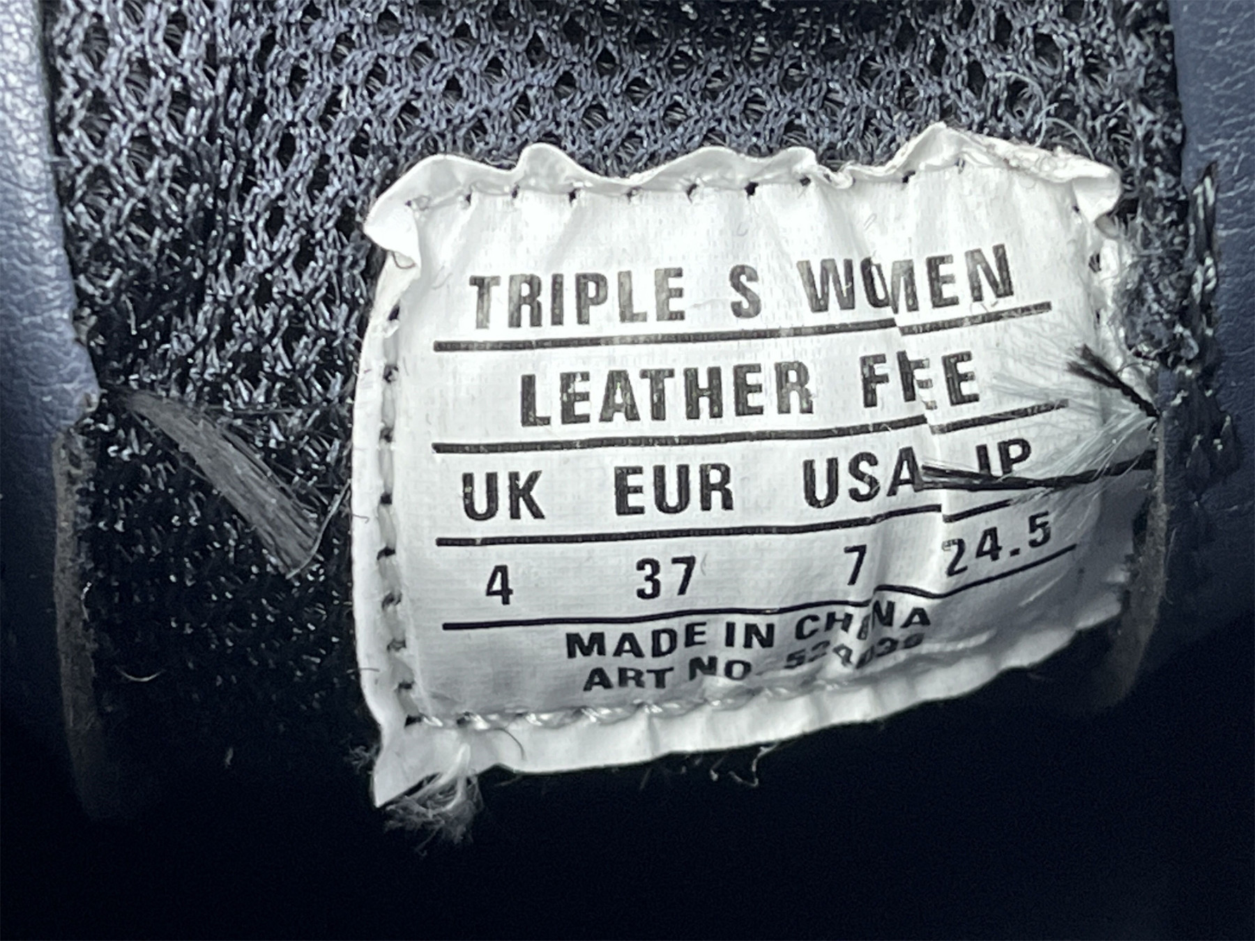 UA TRIPLE S CLEAR SOLE GREY WHITE BLUE