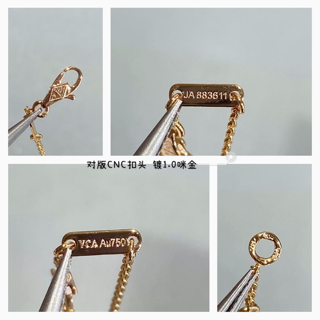 V*n Cl**f & Arpels High-grade red agate heart-shaped love Bracelet