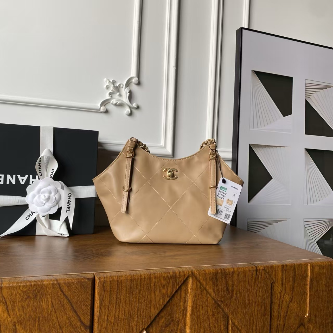 Ch**el shopping bag as6015 20x28x7cm