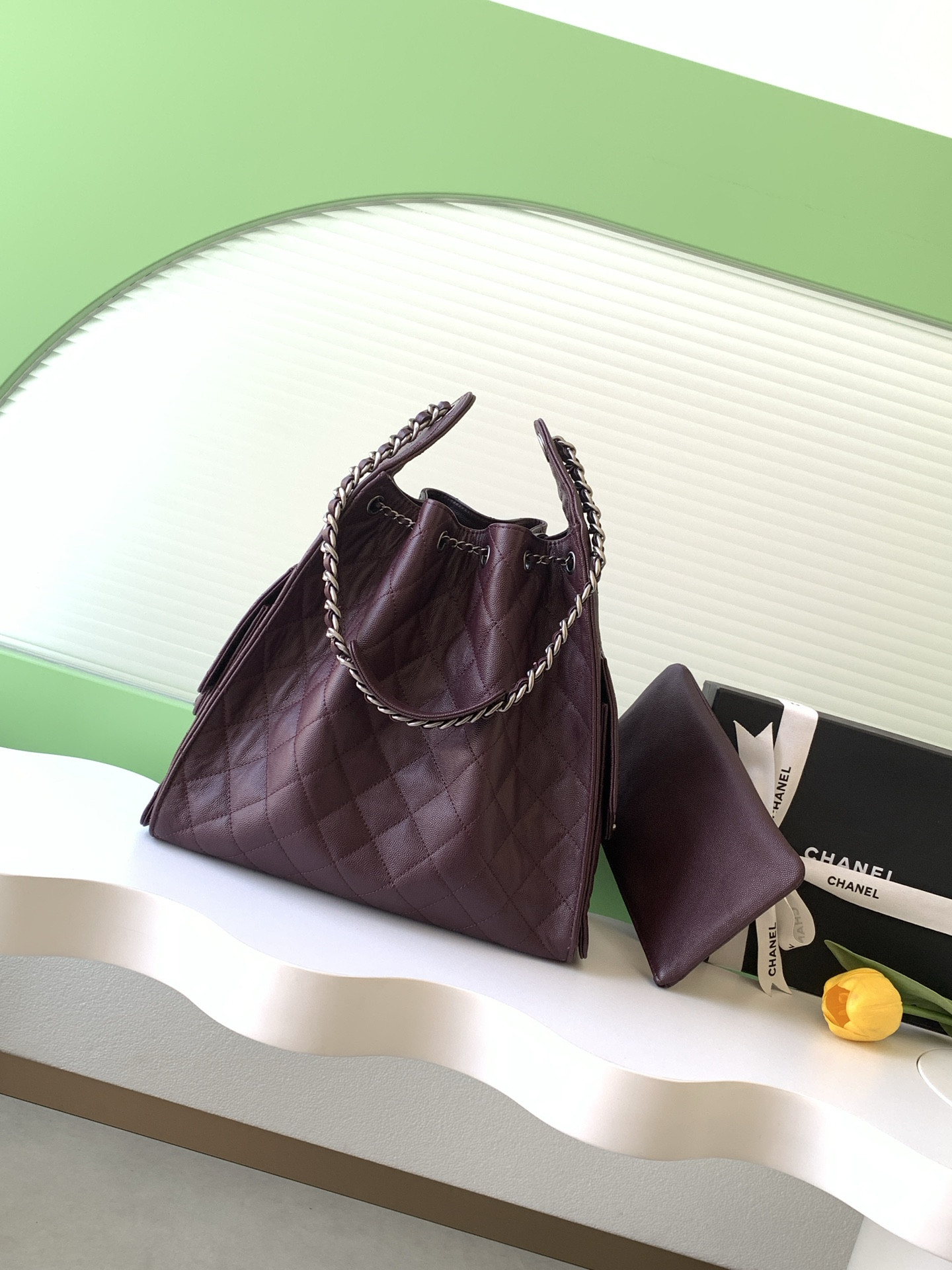 Ch**el 25c bucket bag 40x30x15cm