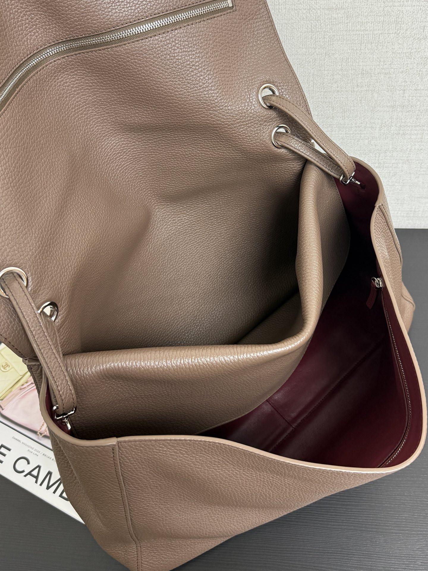 Ch**el maxi flap bag as6233 26x38.5x11cm