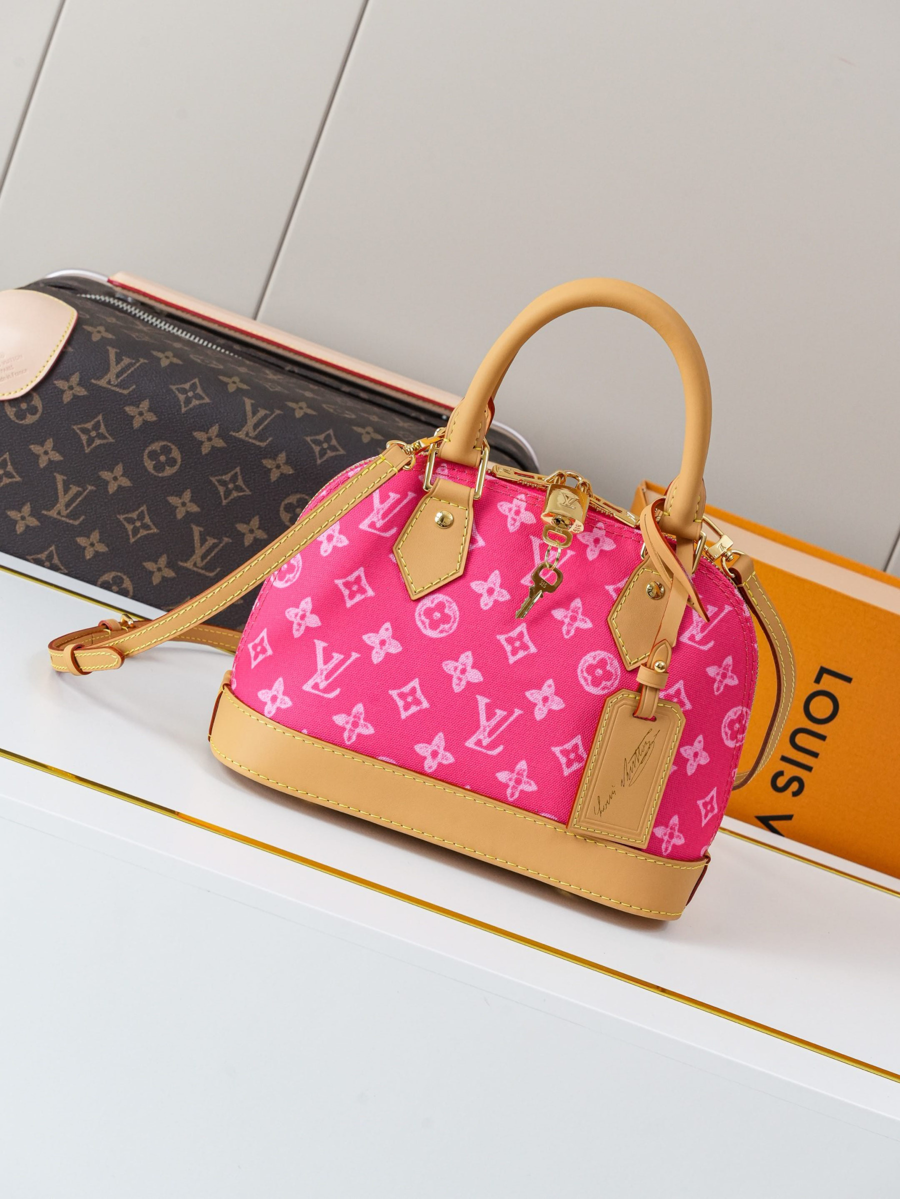 LV ALMA BB Handbag M28272 17.5x11.5x23.5cm