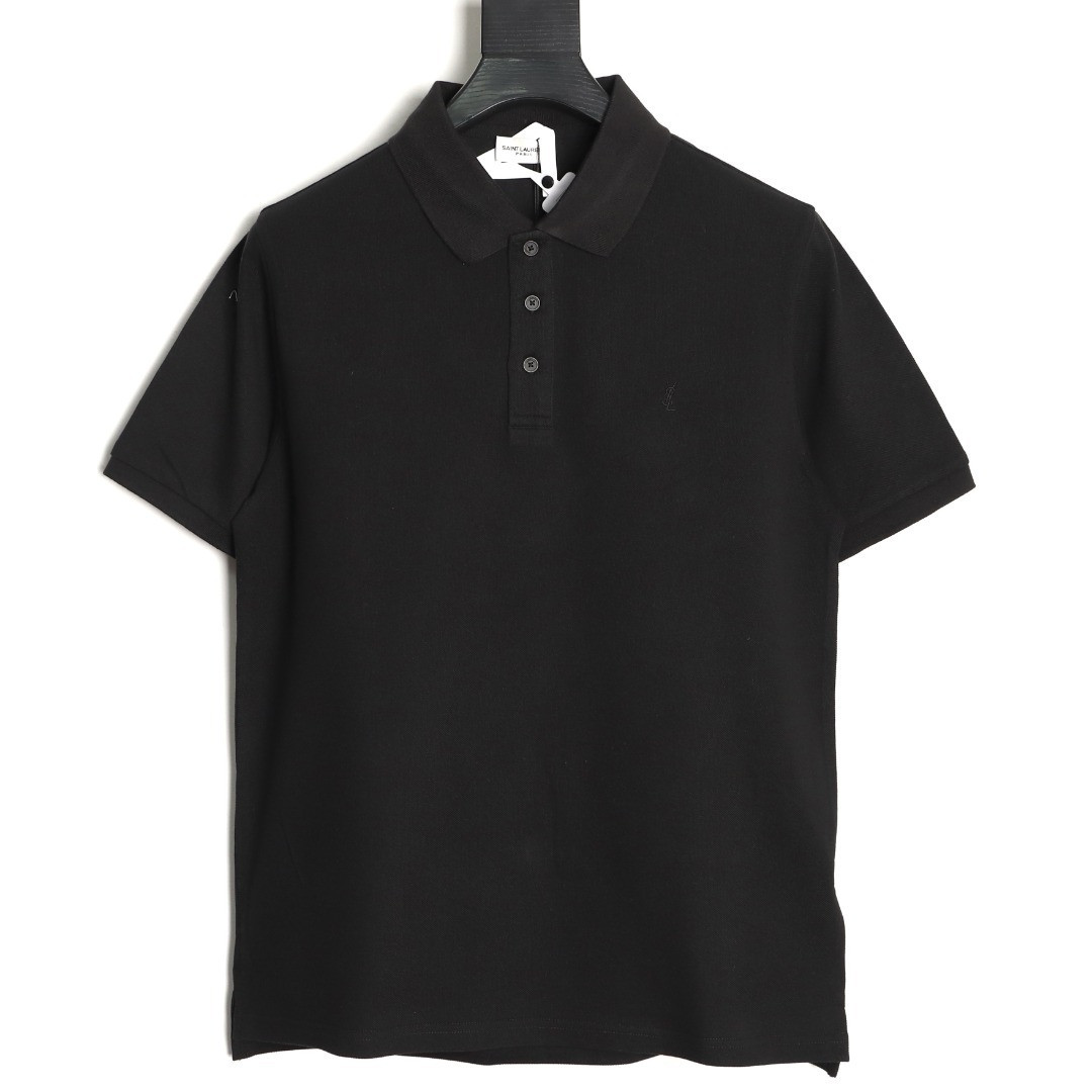 Sa1nt Lau*nt y51 short-sleeved polo shirt