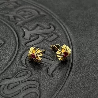 Ch*0me He**ts Cross Stud Earrings