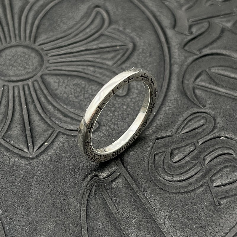 Ch*0me He**ts 3mm Smooth Ring