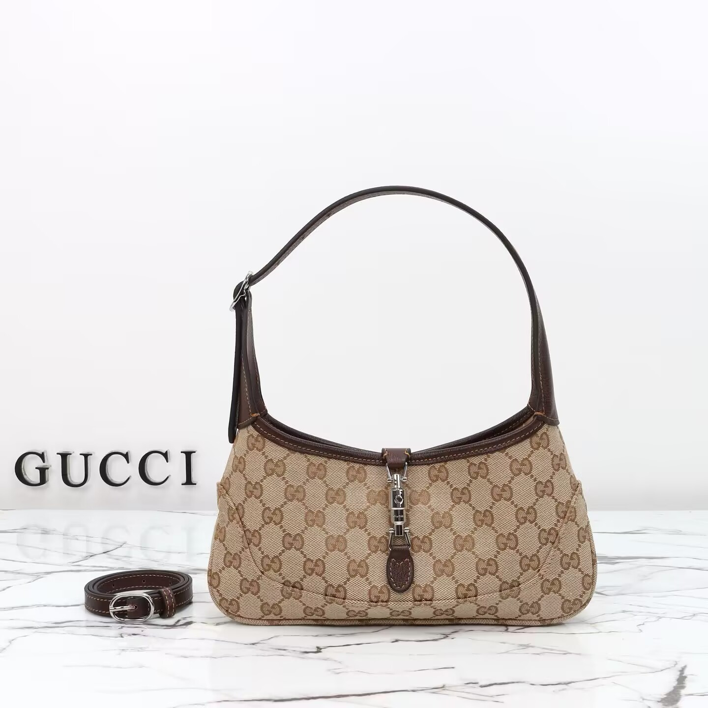 Gucci Jackie Slim Small Shoulder Bag 28x16x3.5cm