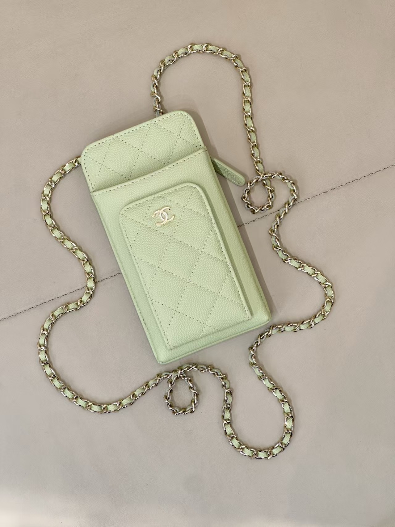 Ch**el Phone Bag 18x9x3cm