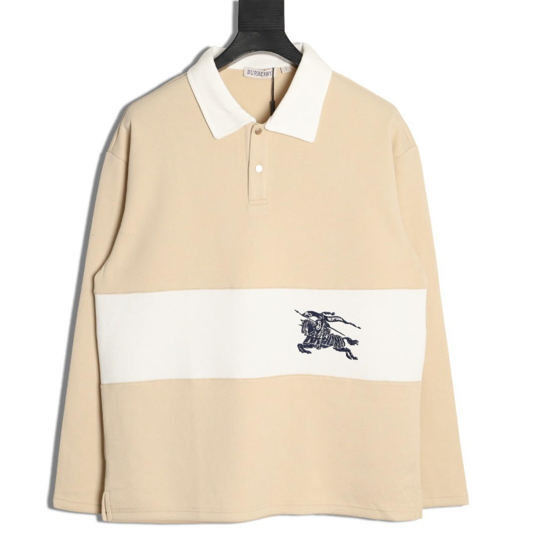 Bv*b*rry Long-sleeved Polo Shirt