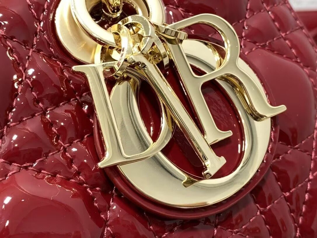 D10r SMALL LADY D-JOY BAG RED 22x6x12cm