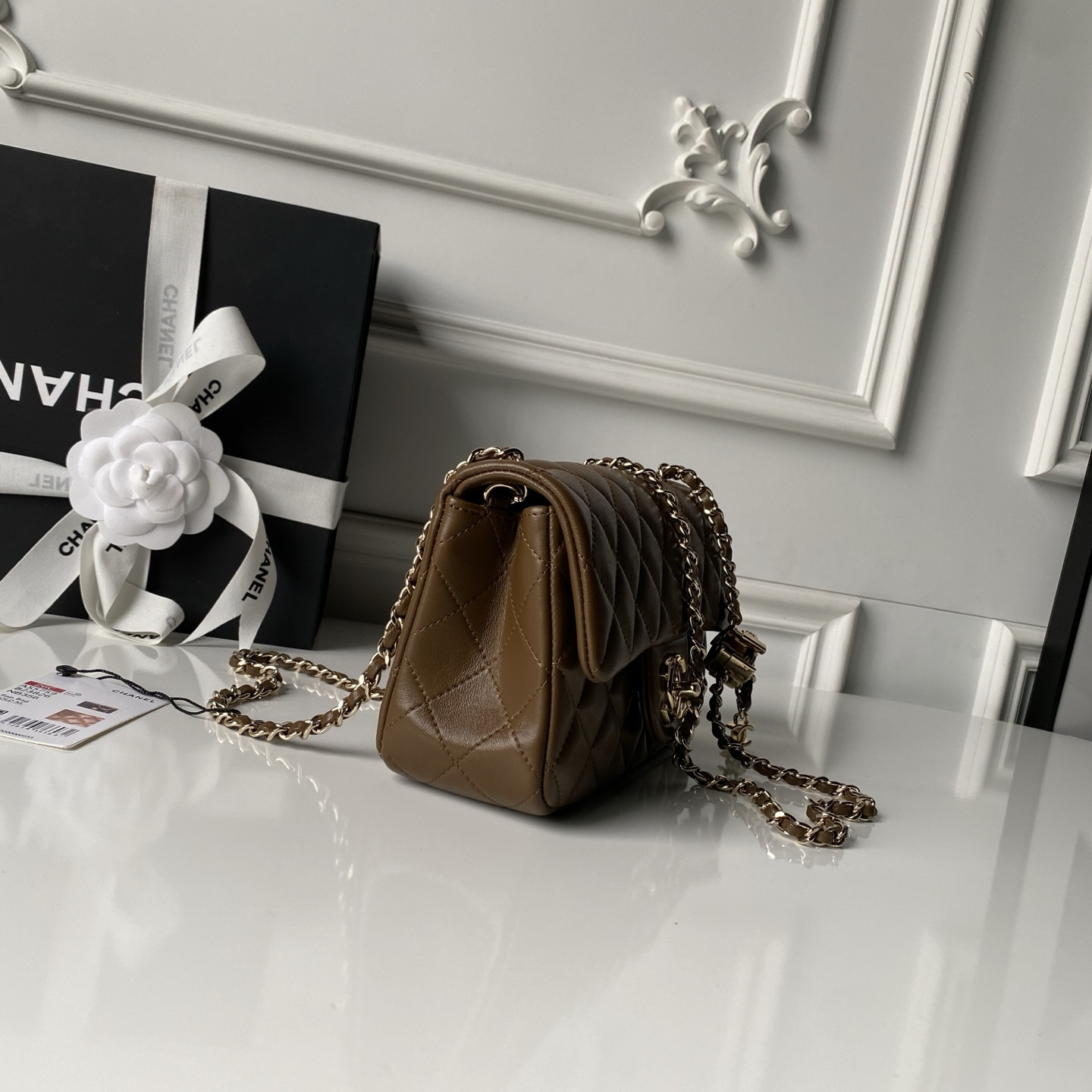 Ch**el classic flap handbag cf as5759 20x13x7cm