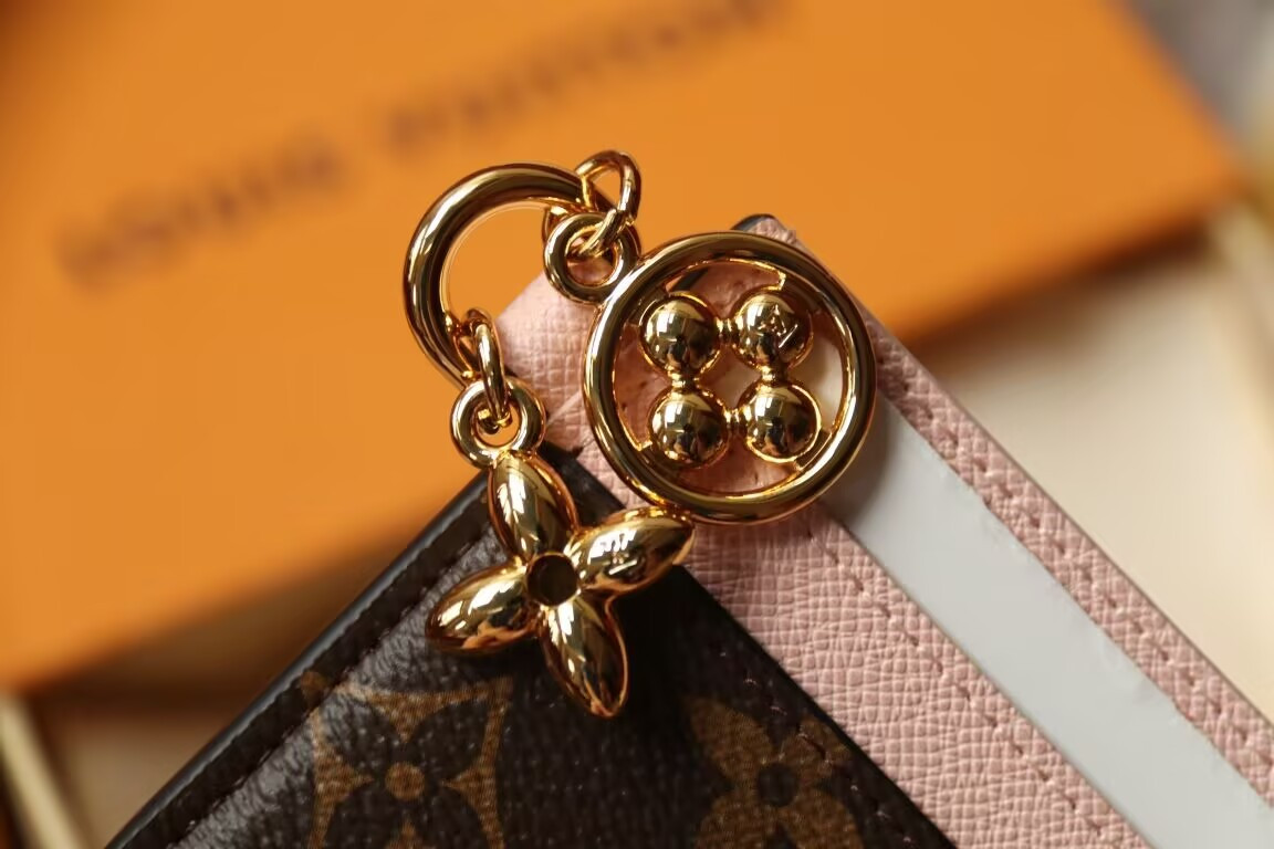 LV Charms Card Holder M82739 10x7x0.3cm