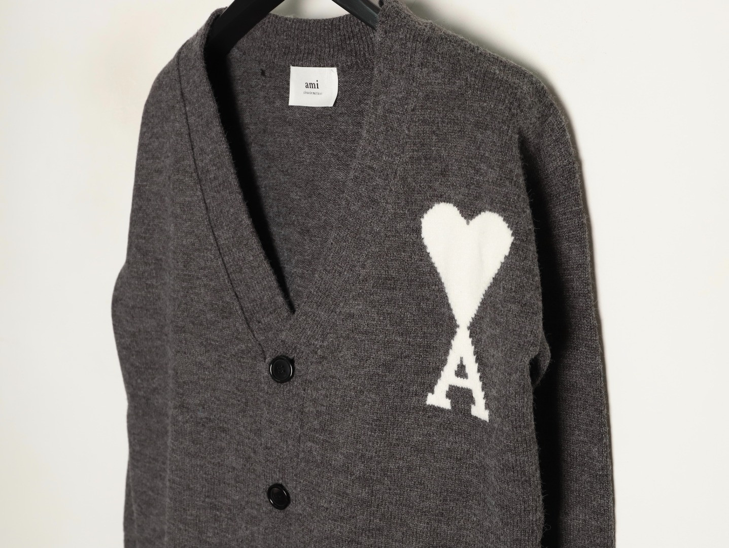 AMI PARIS Wool Cardigan Sweaters