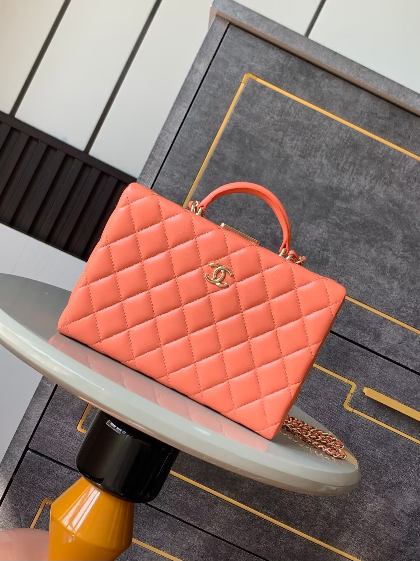 Ch**el Box bag 15x22x7.5cm